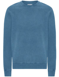Organic Crew Sweat - Faded Indigo