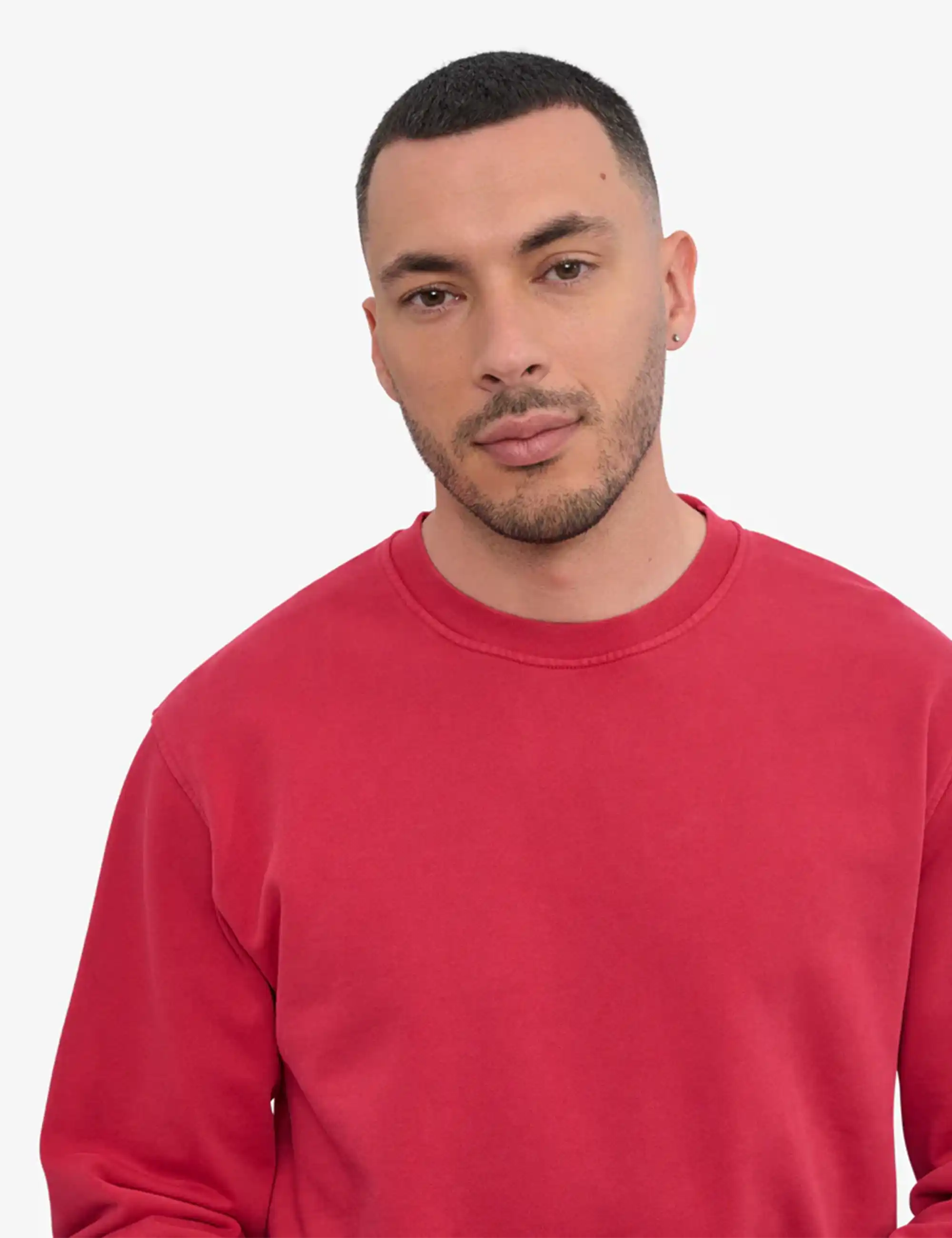 Colorful Standard Organic Crew Sweat - Faded Red