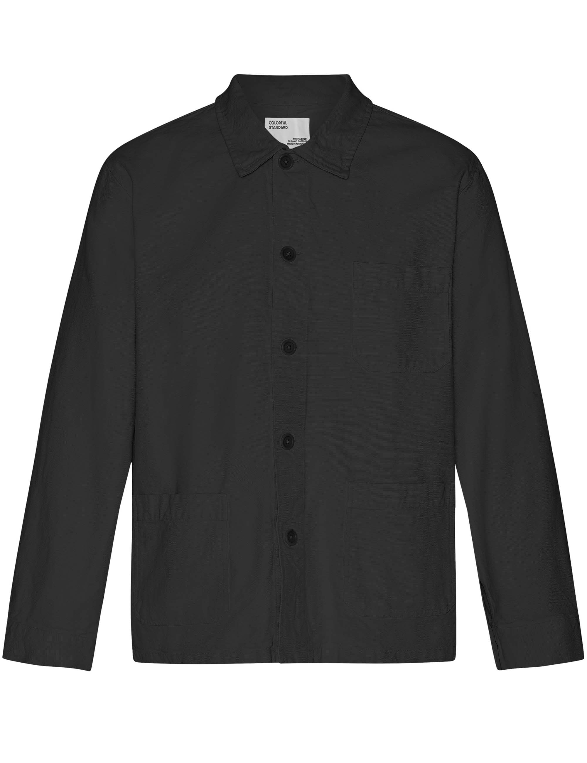 Colorful Standard Organic Workwear Jacket - Deep Black