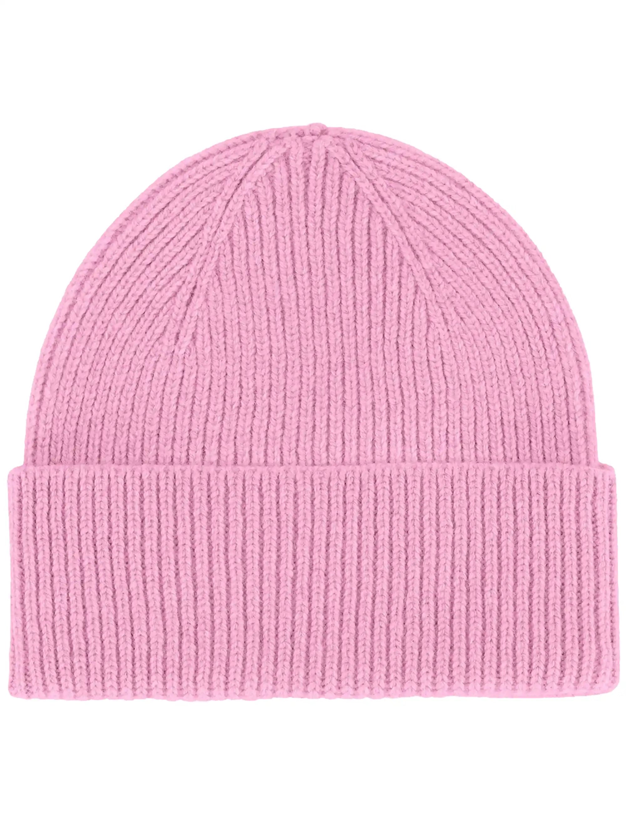 Colorful Standard Merino Wool Beanie Hat - Cherry Blossom