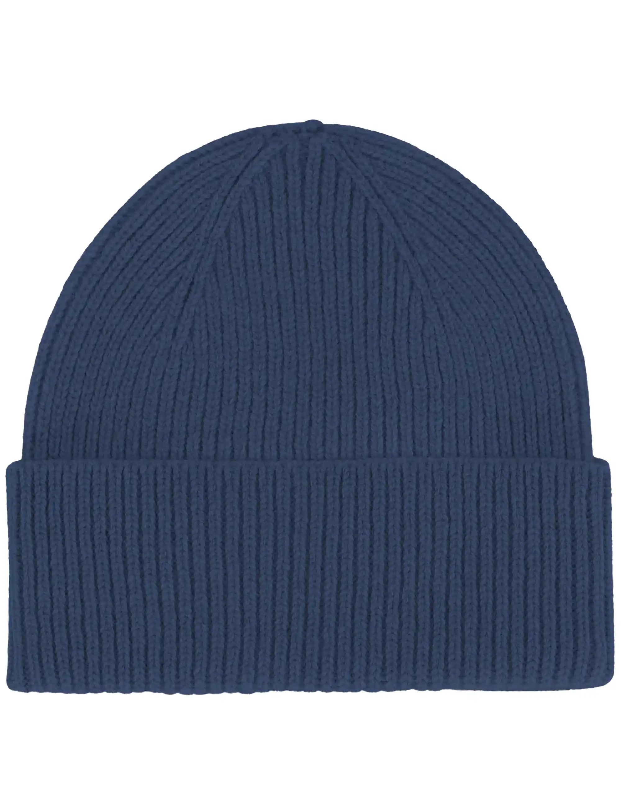 Colorful Standard Merino Wool Beanie Hat - Petrol Blue