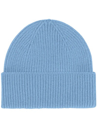 Merino Wool Beanie Hat - Seaside Blue