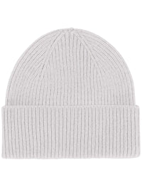 Merino Wool Beanie Hat - Snow Melange