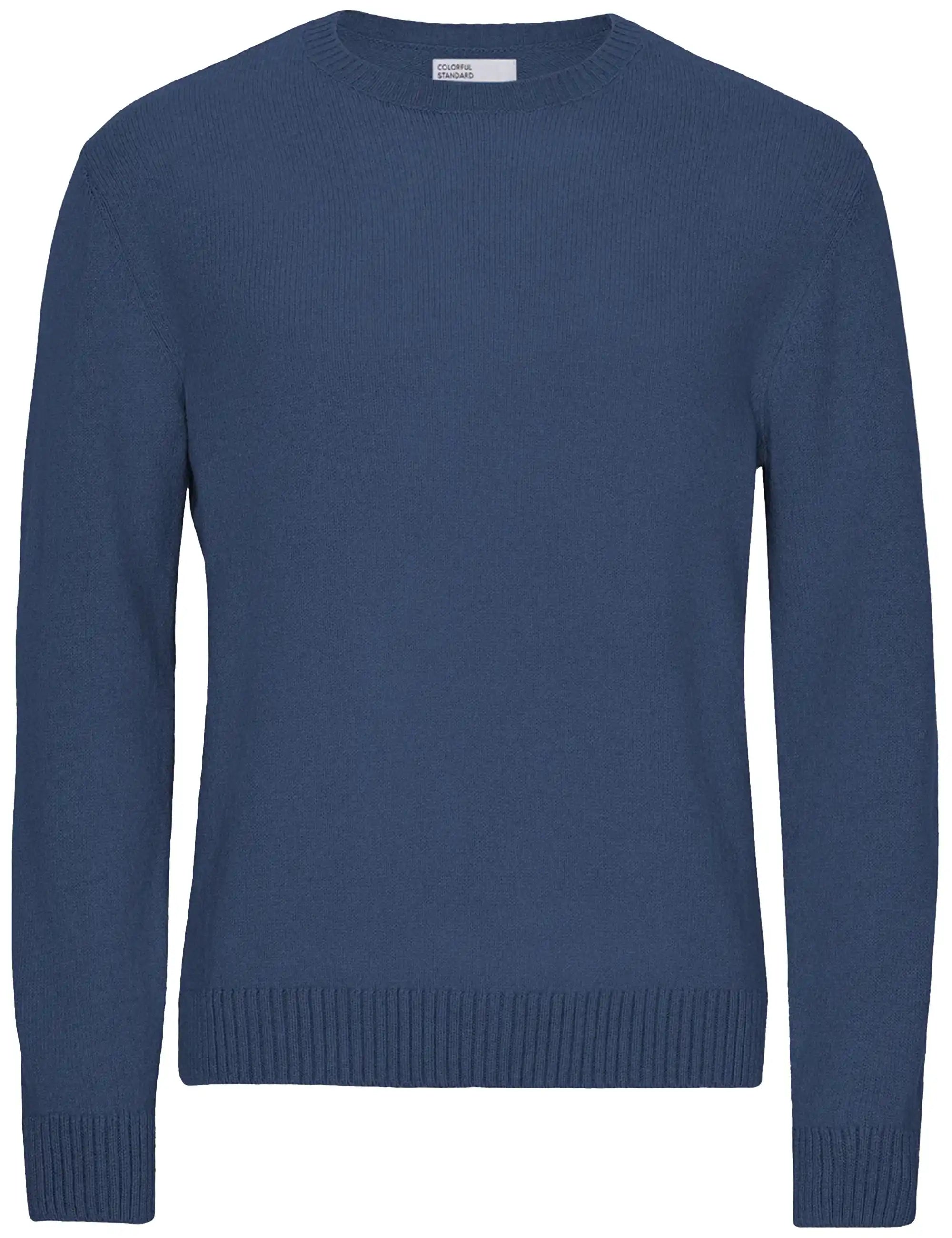 Colorful Standard Classic Merino Wool Crew Sweater - Petrol Blue
