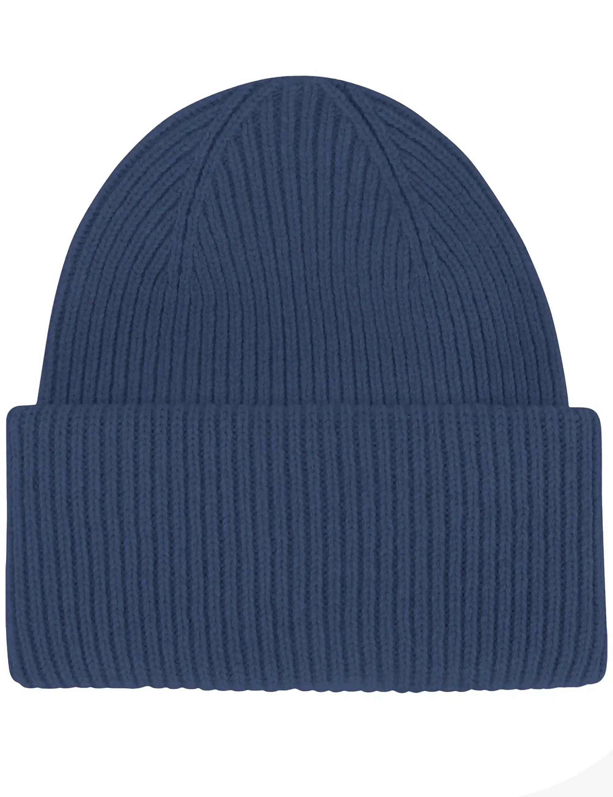 Colorful Standard Merino Wool Chunky Beanie Hat - Petrol Blue