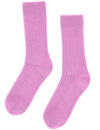 Merino Wool Blend Socks - Cherry Blossom