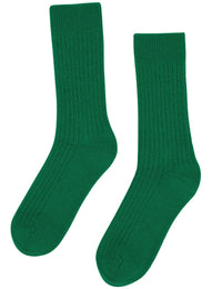 Merino Wool Blend Socks - Kelly Green