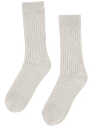 Merino Wool Blend Socks - Snow Melange