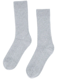 Women's Merino Wool Blend Socks - Snow Melange