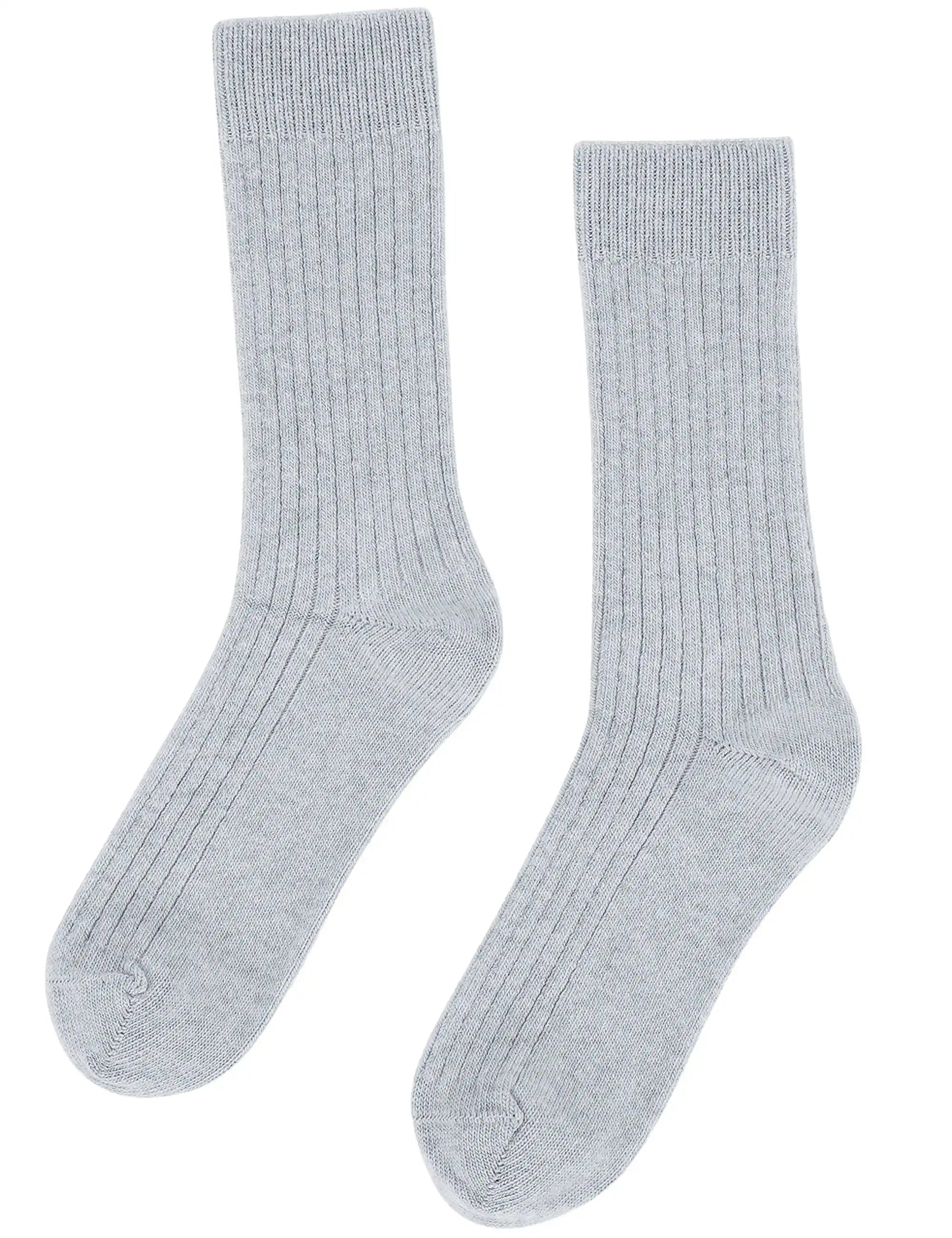 Colorful Standard Women's Merino Wool Blend Socks - Snow Melange