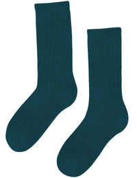 Organic Active Socks - Ocean Green