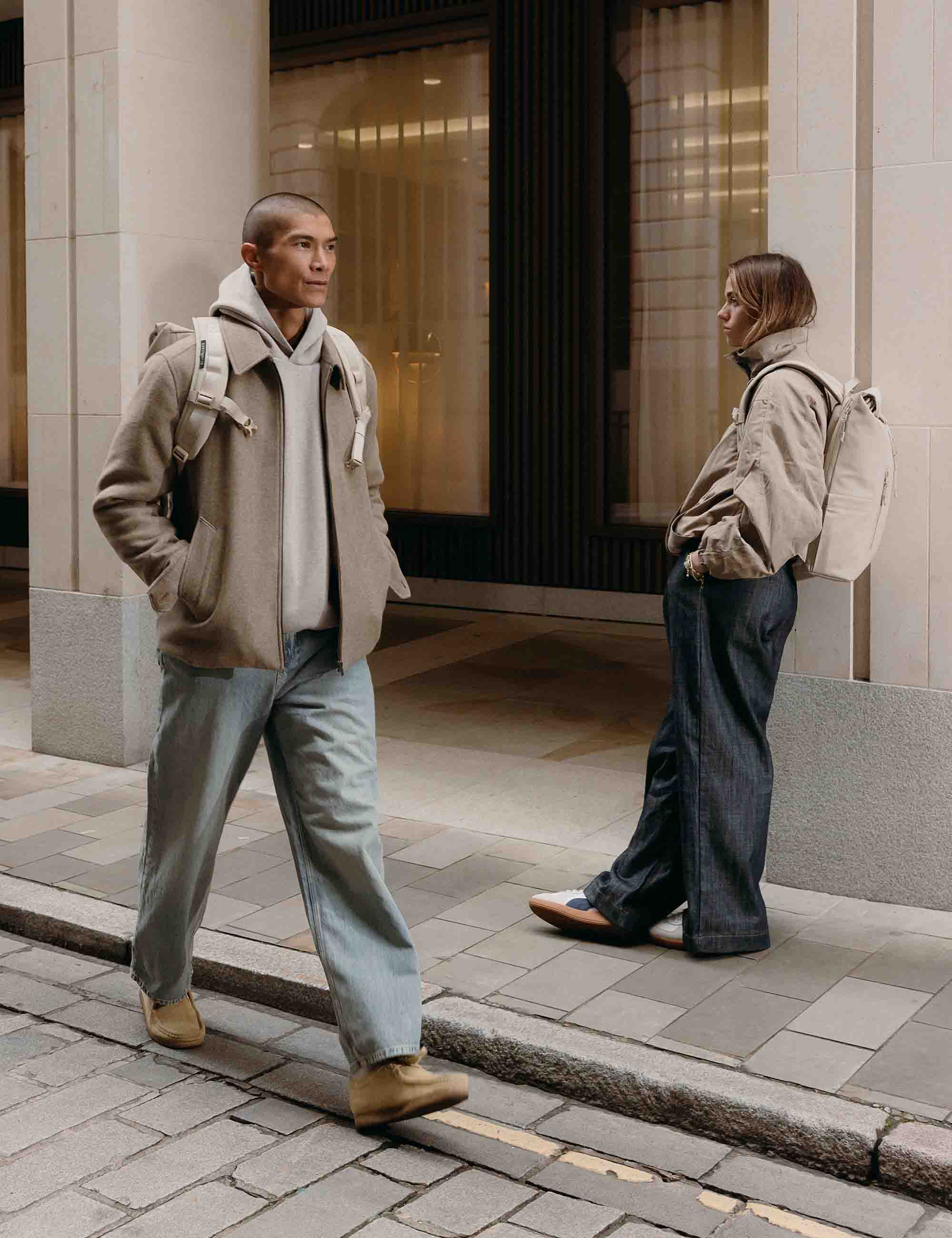 Stubble & Co The Roll Top Backpack 20L - Tonal Sand
