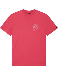 Venice Skull T-Shirt - Melon Red