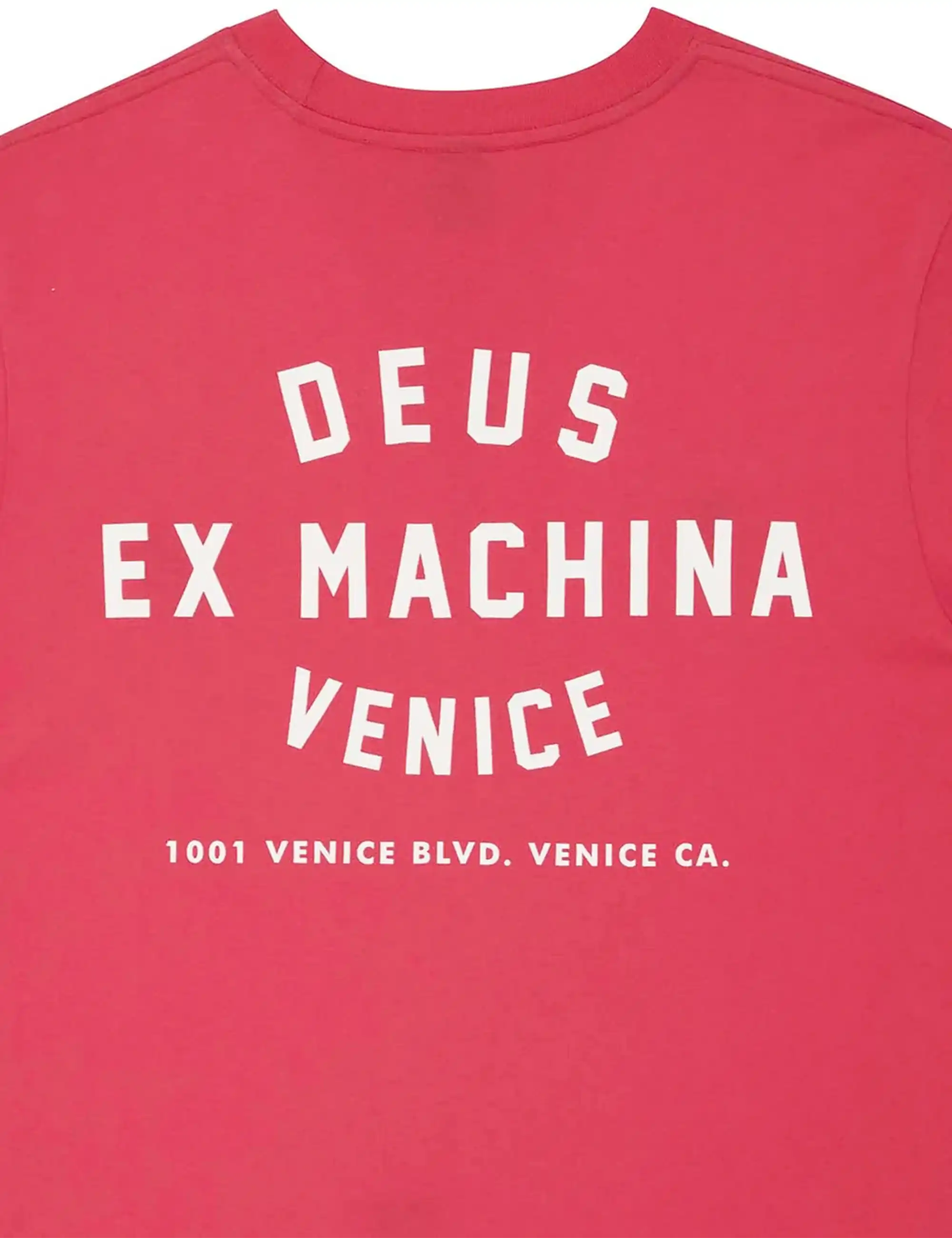 Deus Ex Machina Venice Skull T-Shirt - Melon Red