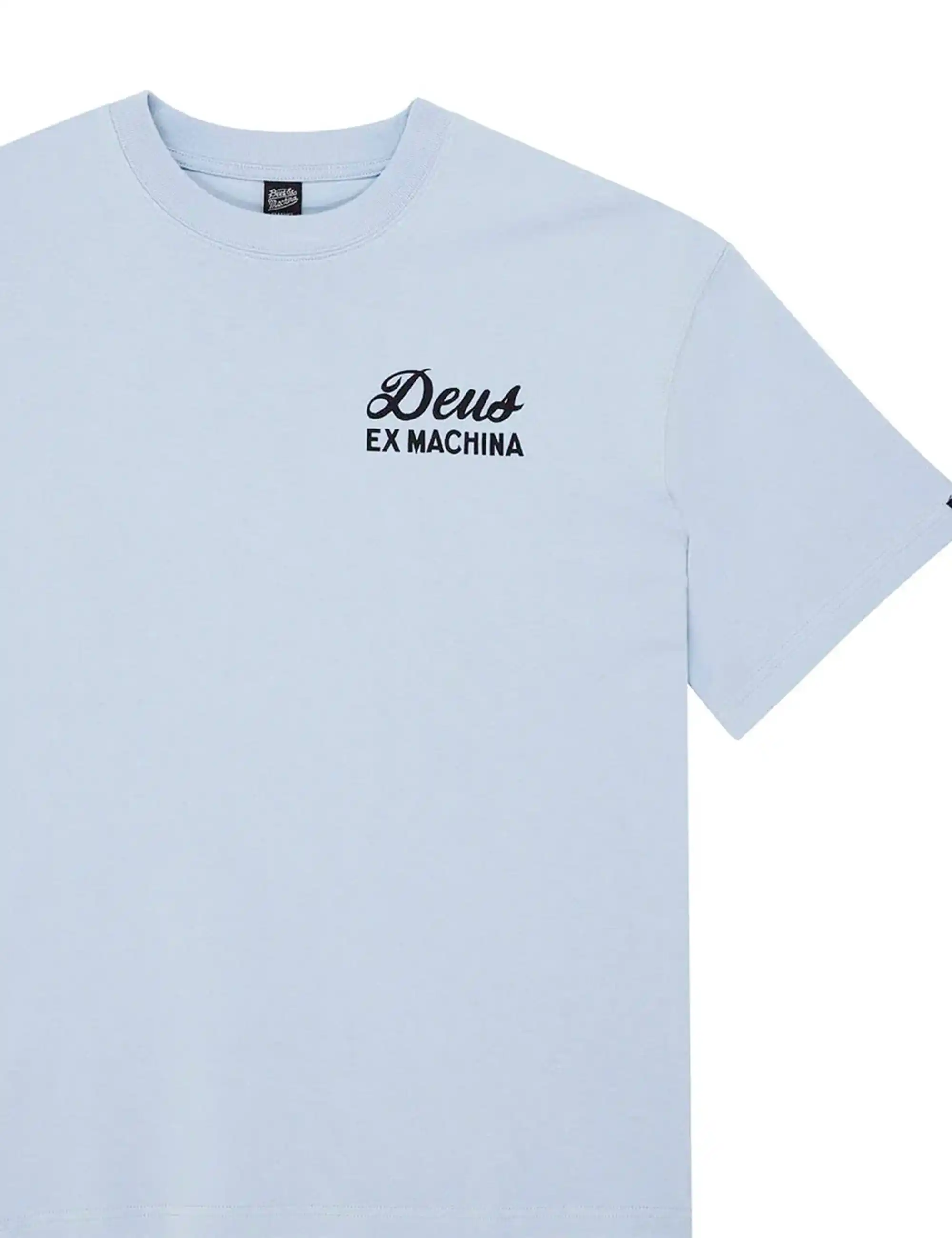 Deus Ex Machina Harajuku Sign T-Shirt - Cerulean Blue