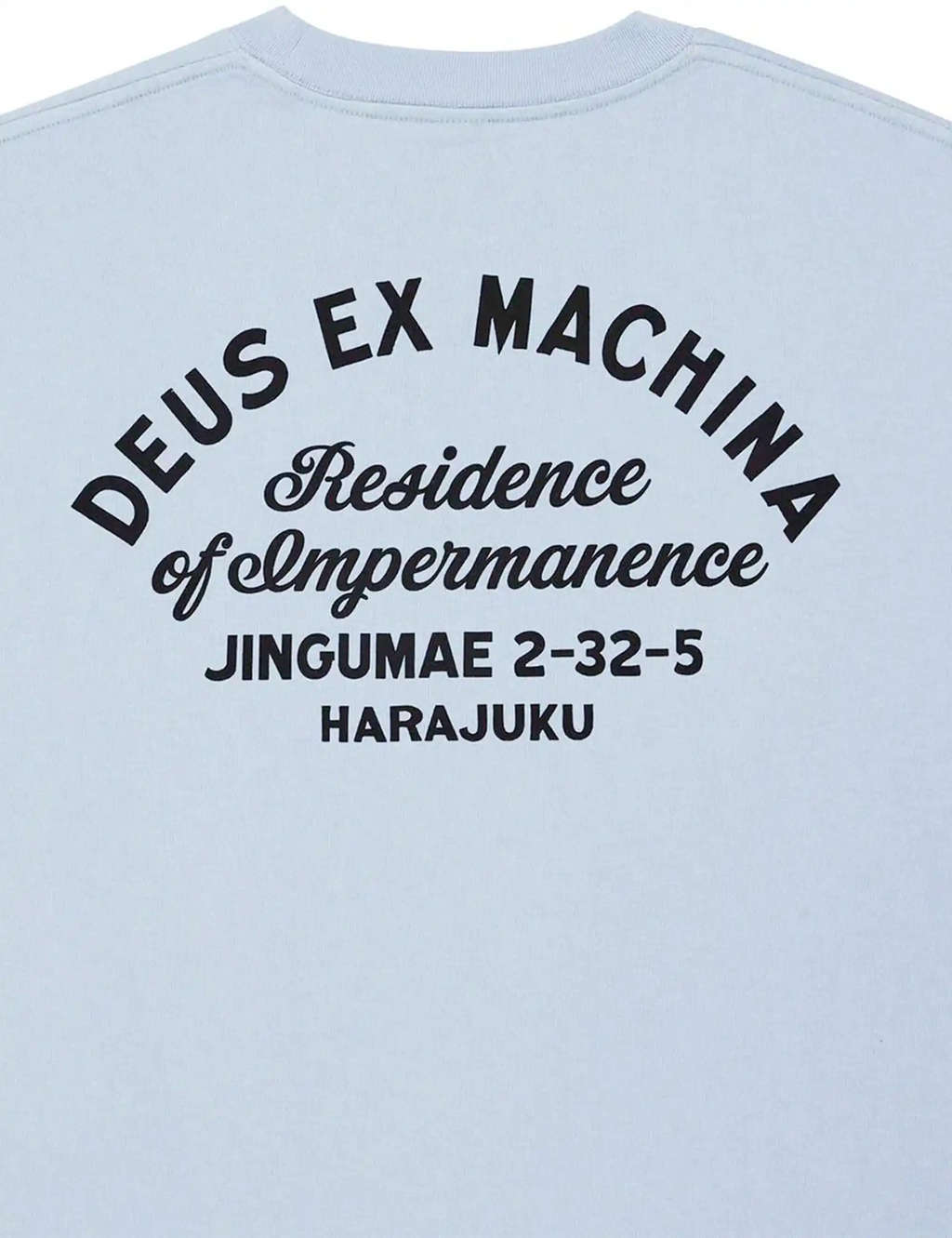 Harajuku Sign T-Shirt - Cerulean Blue