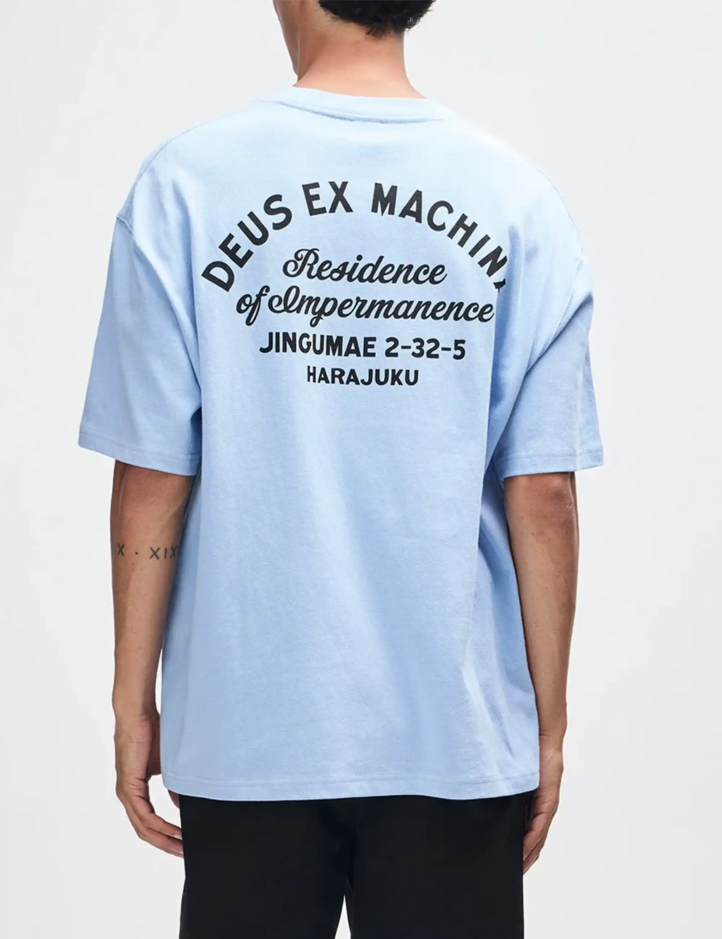 Harajuku Sign T-Shirt - Cerulean Blue