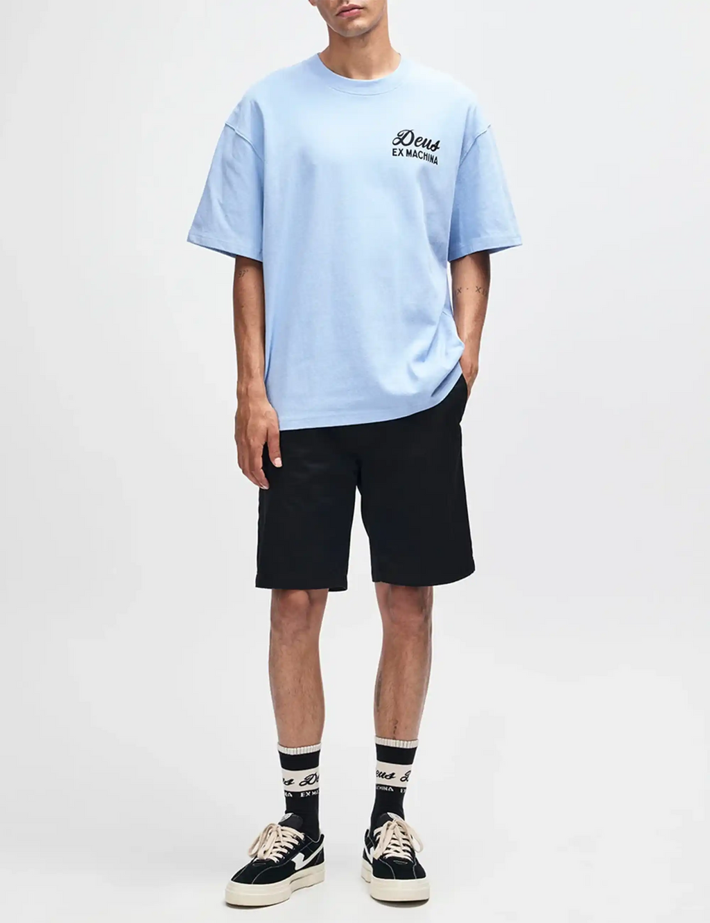 Harajuku Sign T-Shirt - Cerulean Blue