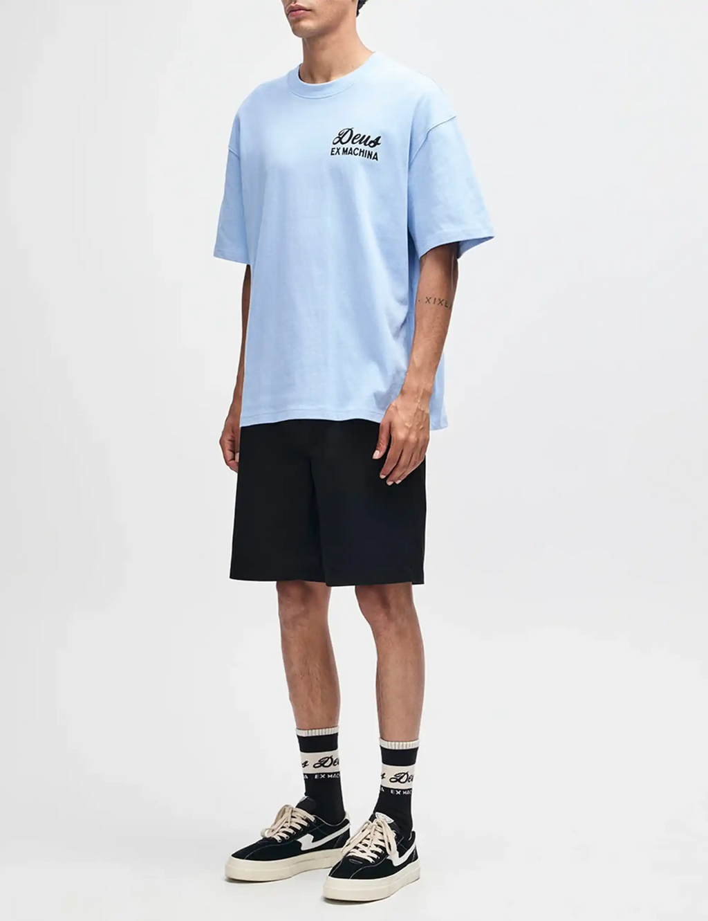 Harajuku Sign T-Shirt - Cerulean Blue