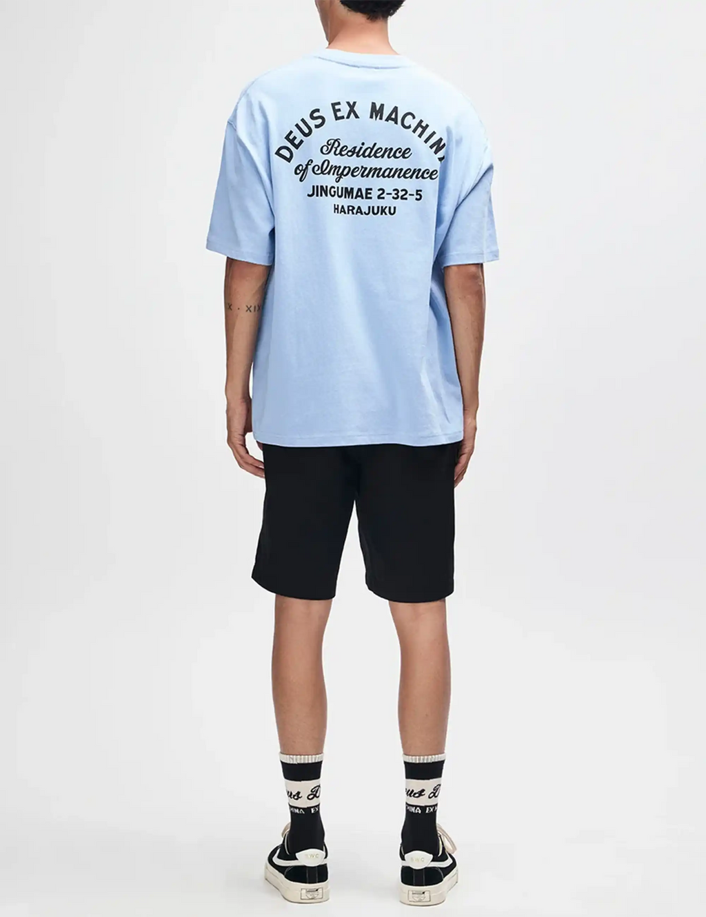 Harajuku Sign T-Shirt - Cerulean Blue