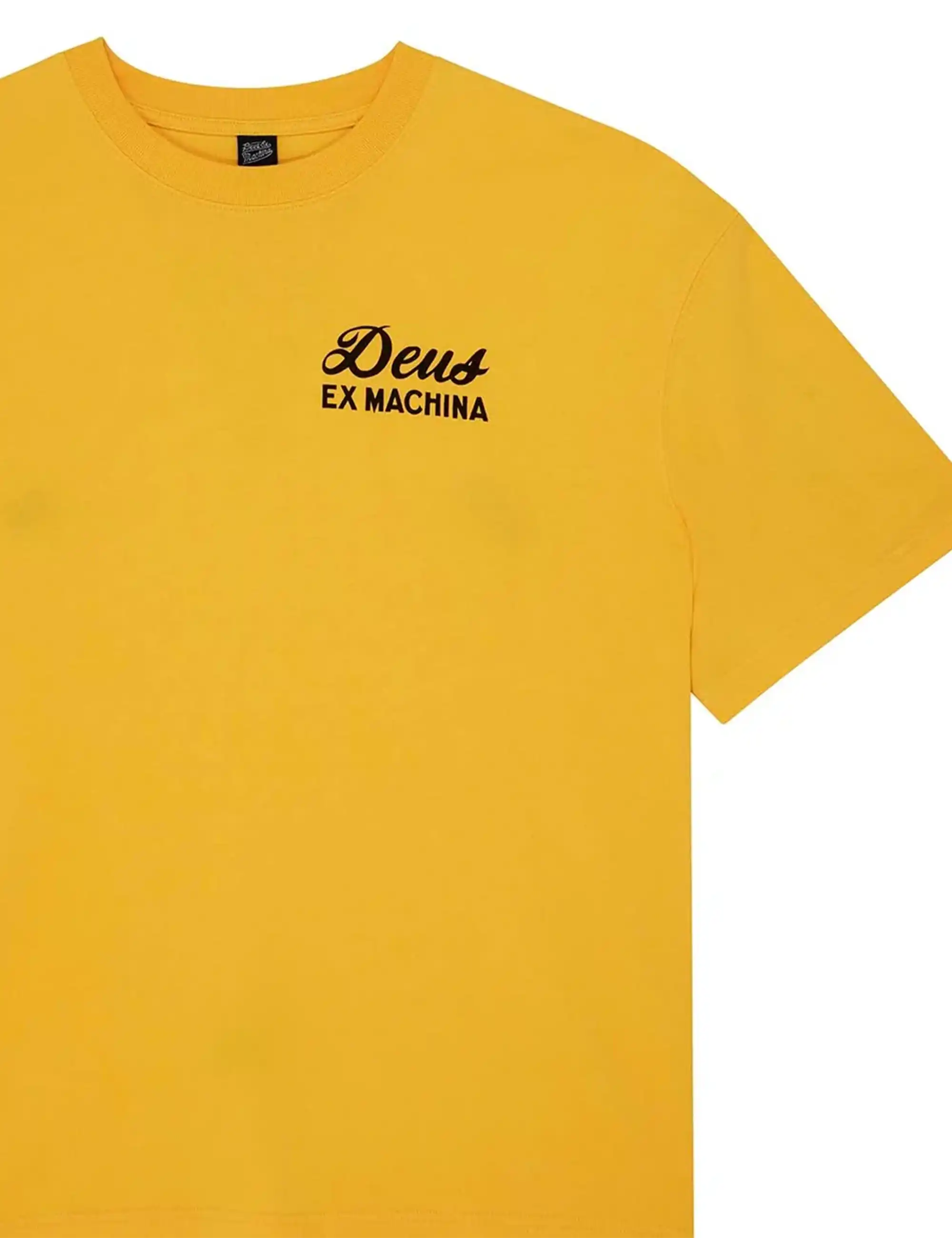 Deus Ex Machina Canggu Sign T-Shirt - Citrus Yellow