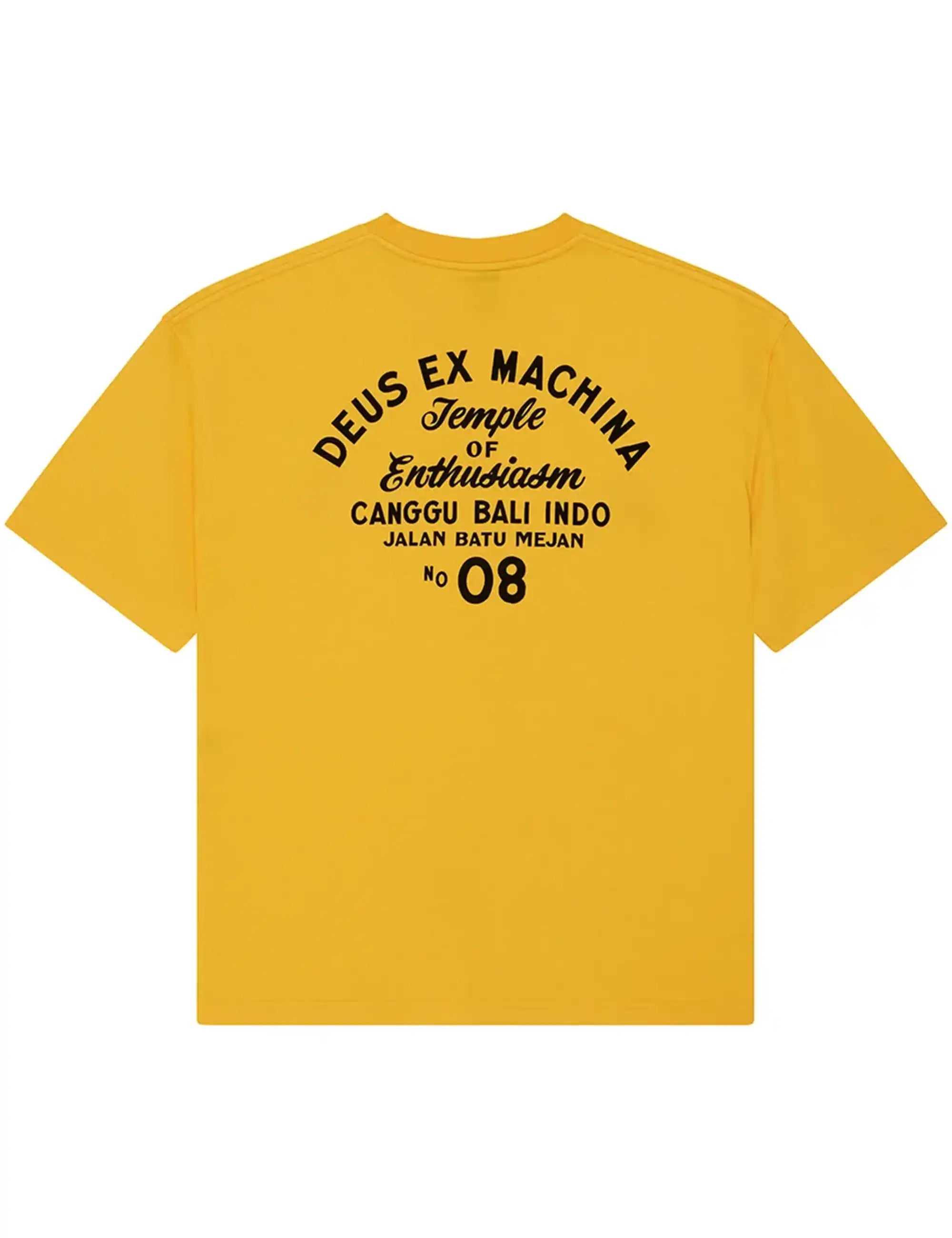 Deus Ex Machina Canggu Sign T-Shirt - Citrus Yellow