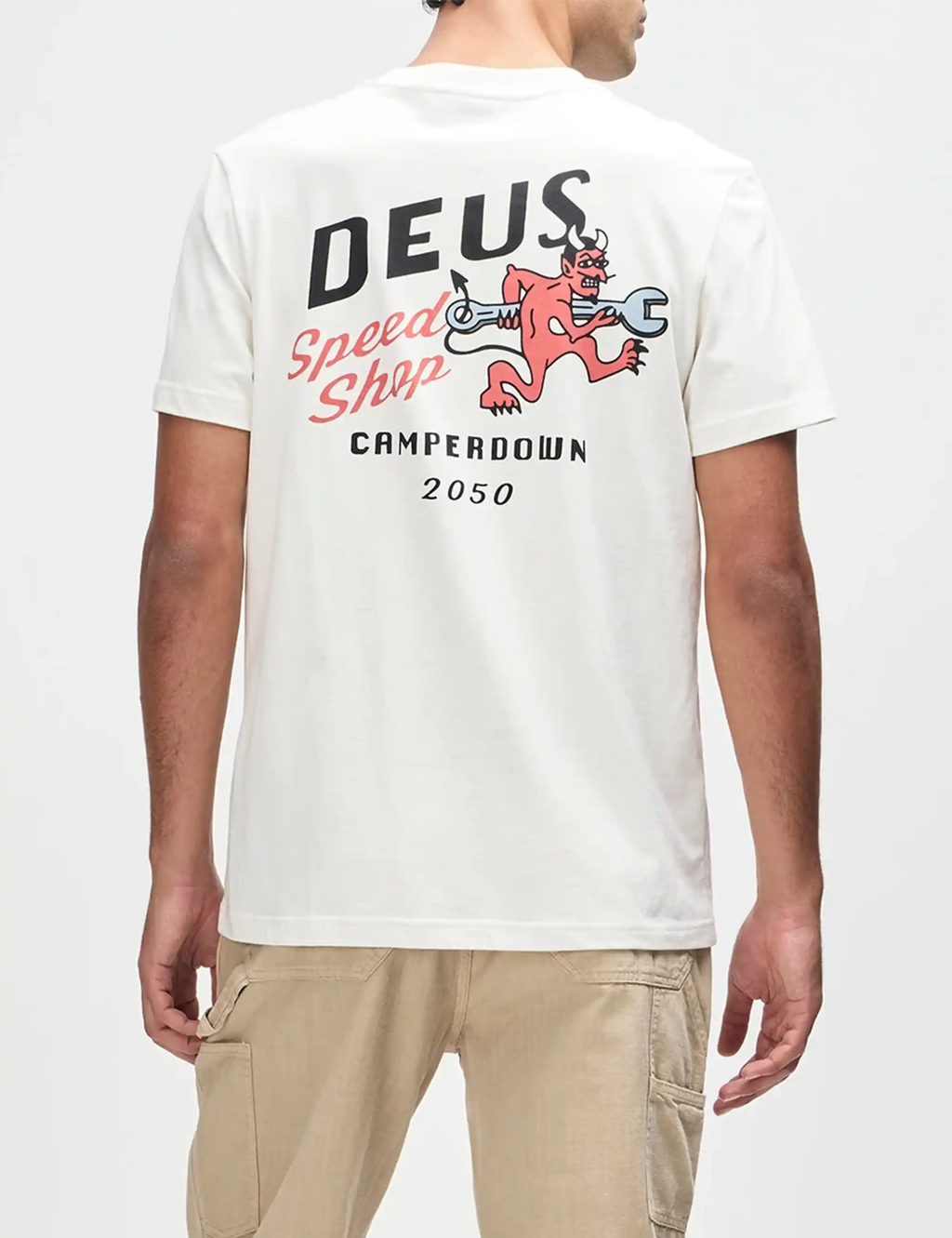 Dogleg T-Shirt - Dirty White