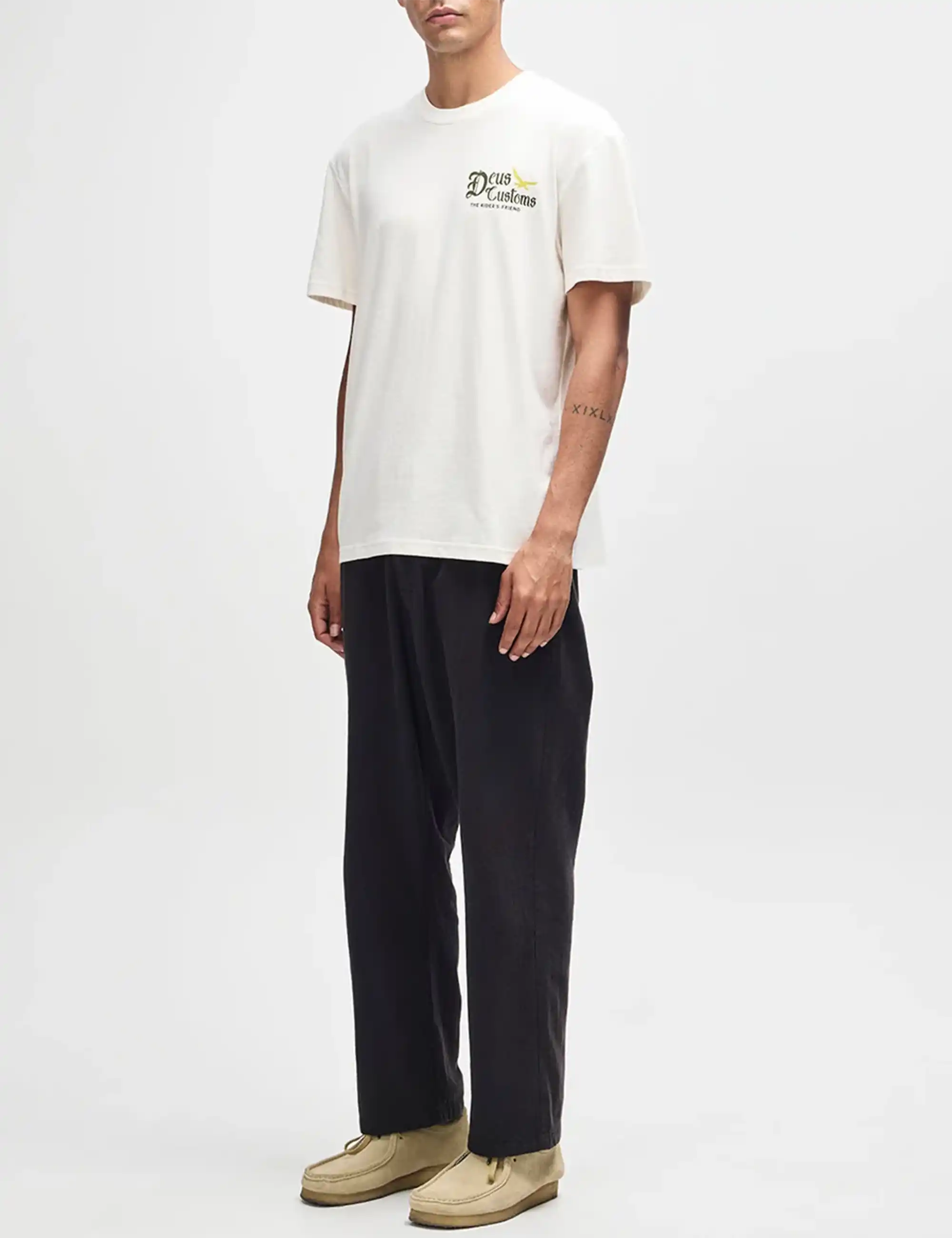 Deus Ex Machina Beep Beep T-Shirt - Dirty White