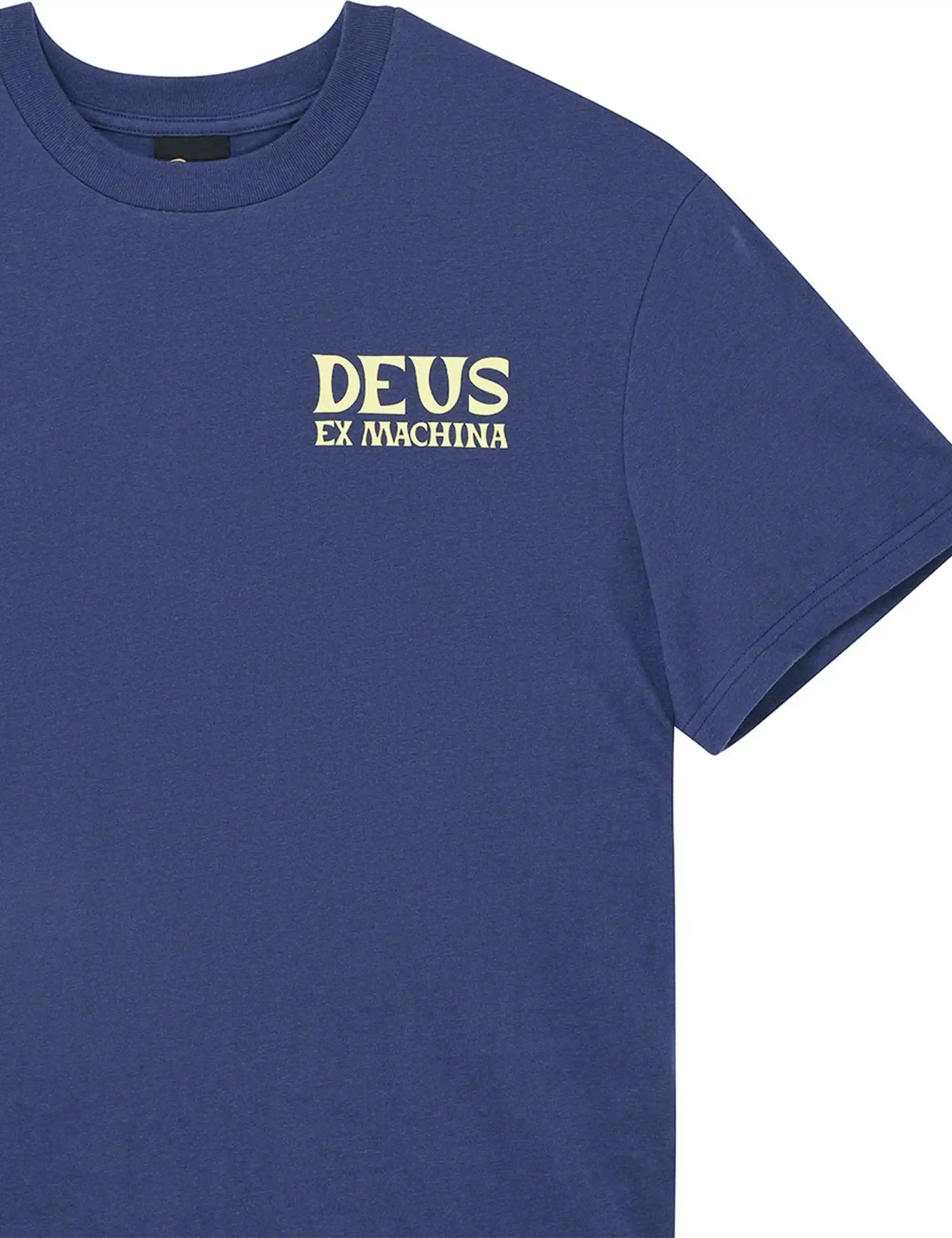 Deus Ex Machina Chinook T-Shirt - Mechanic Blue