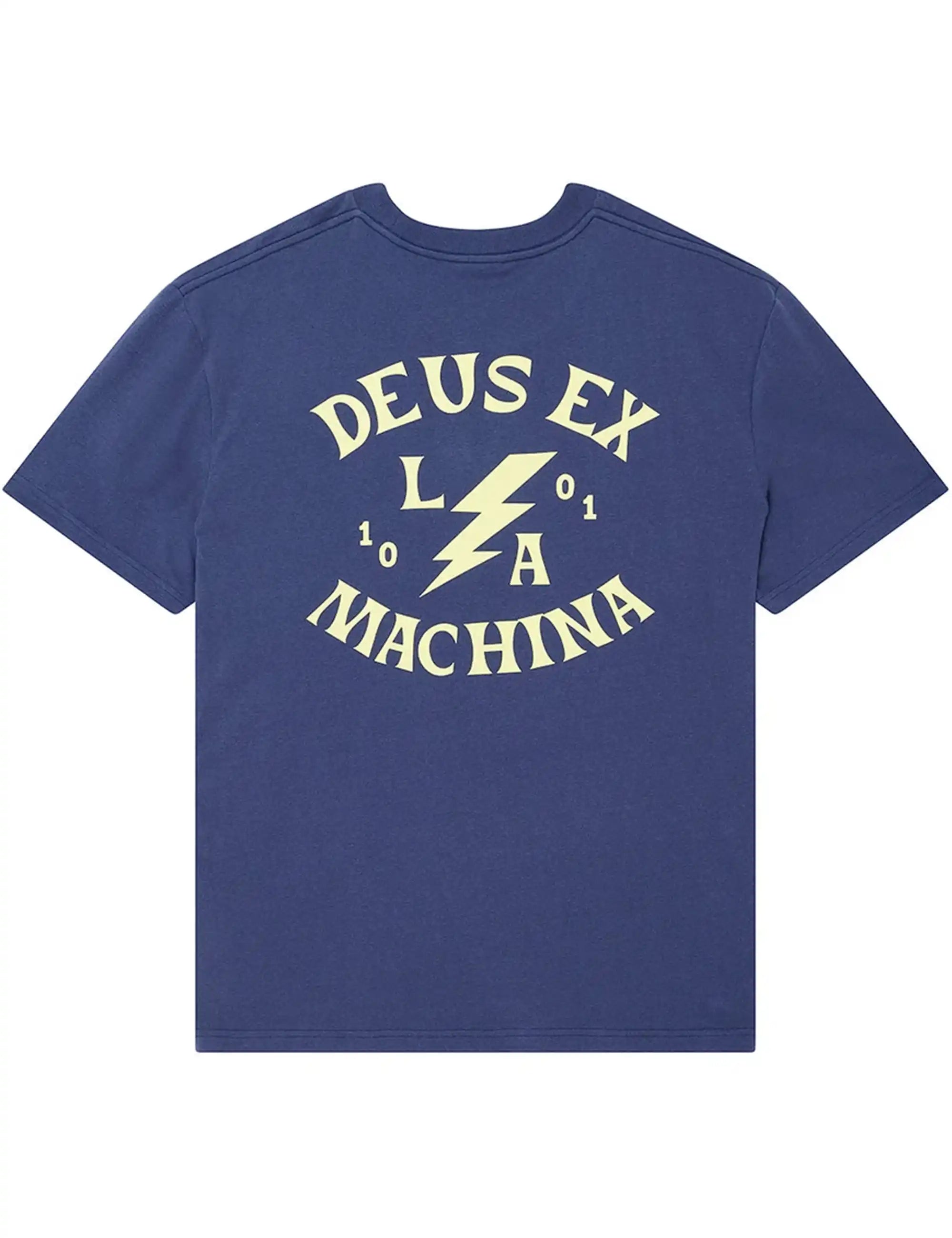 Deus Ex Machina Chinook T-Shirt - Mechanic Blue