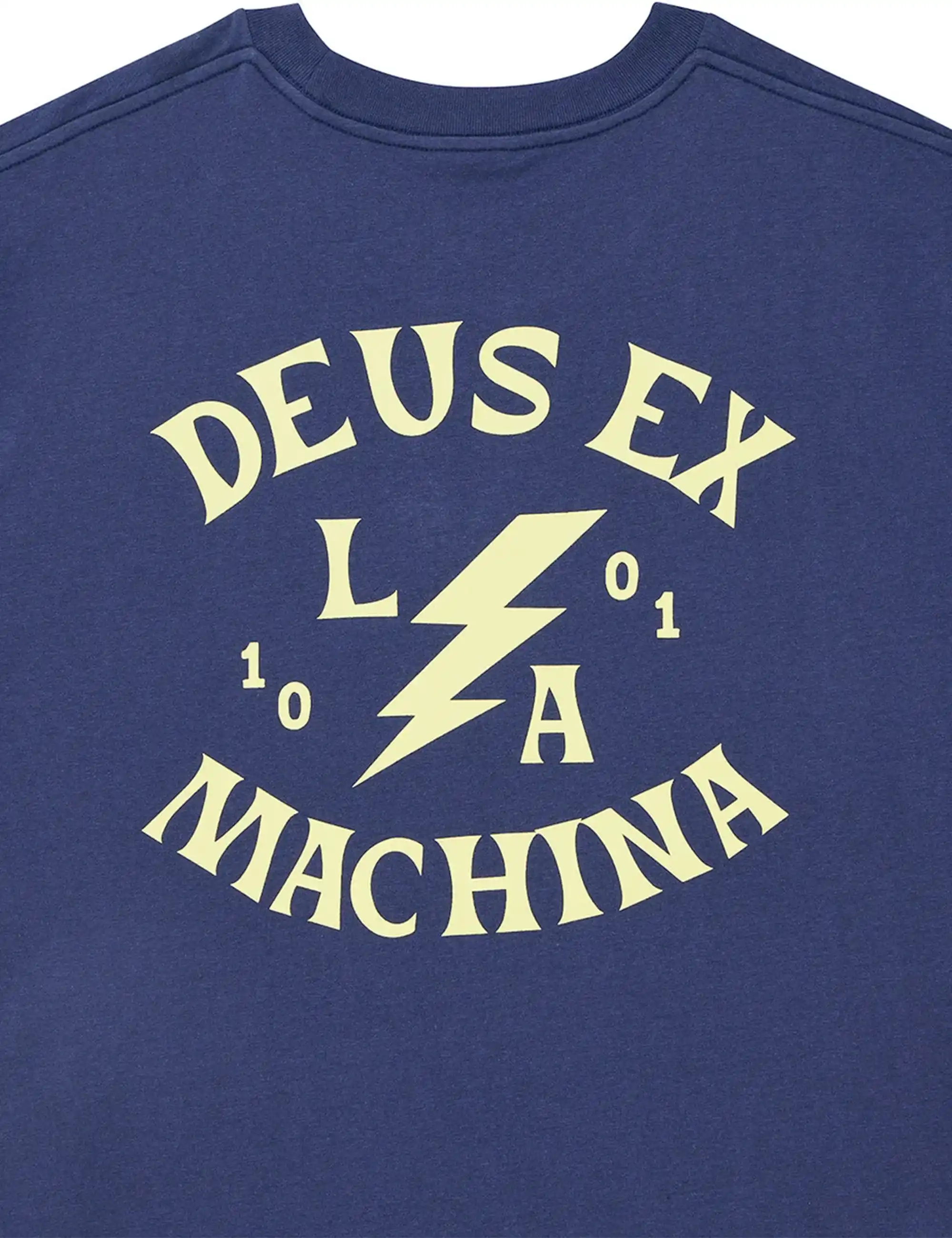 Deus Ex Machina Chinook T-Shirt - Mechanic Blue
