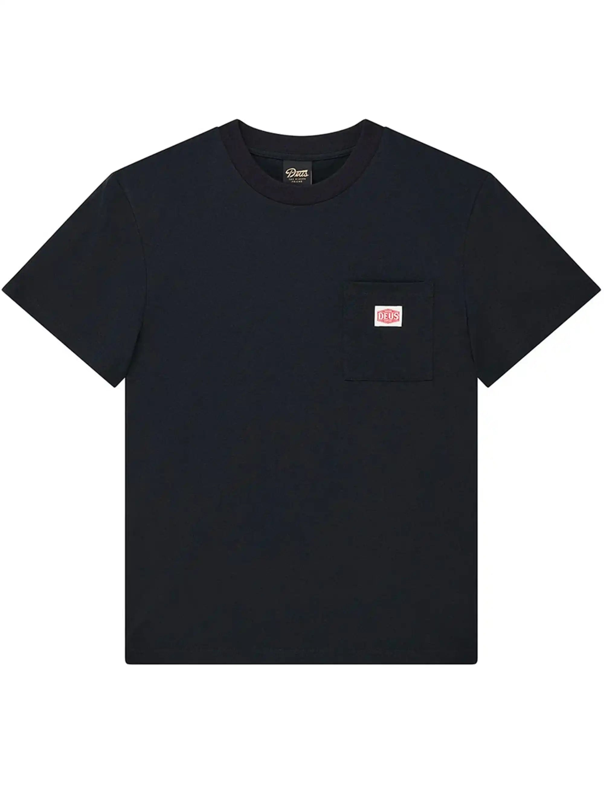 Deus Ex Machina Parts & Service Pocket T-Shirt - Black
