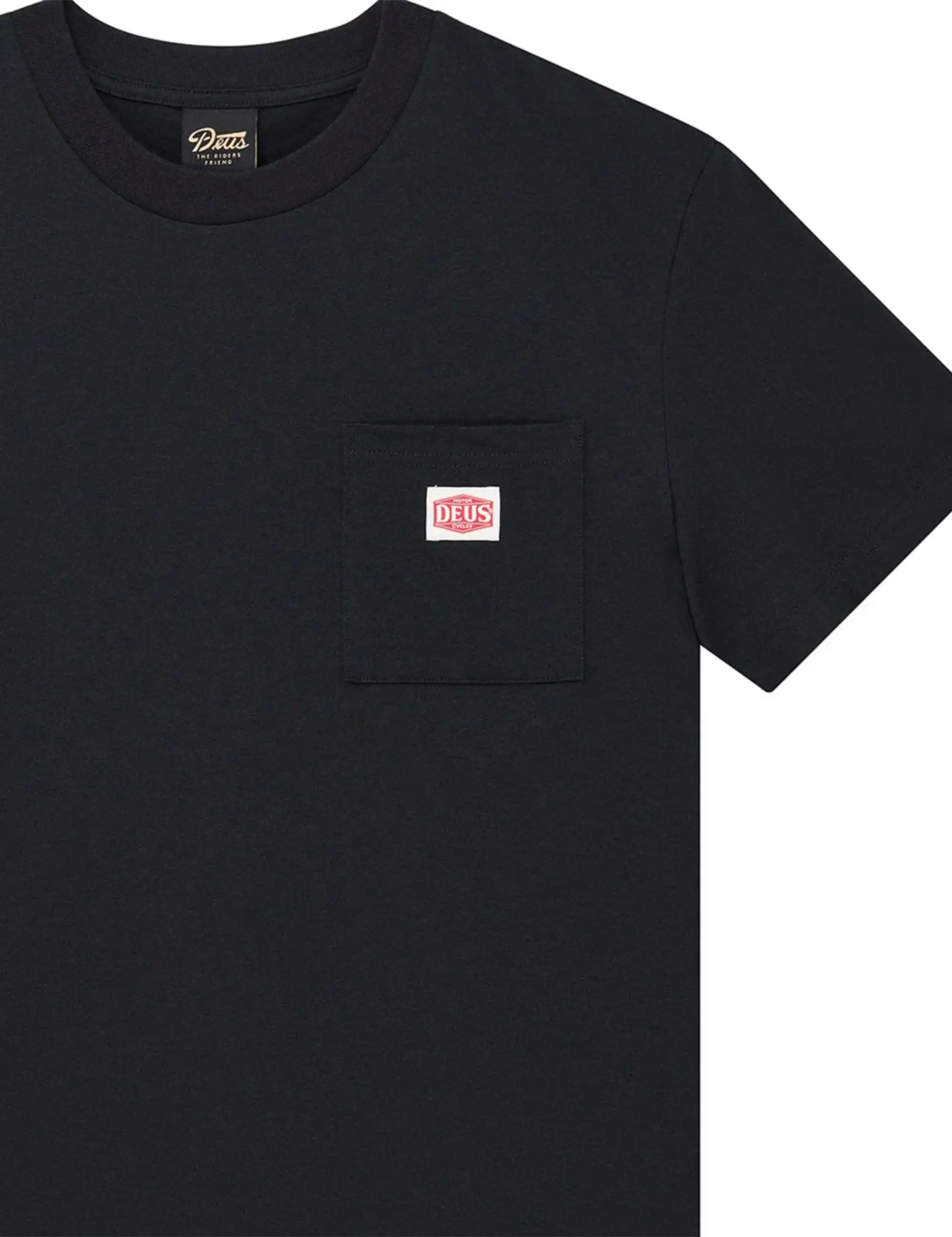 Deus Ex Machina Parts & Service Pocket T-Shirt - Black