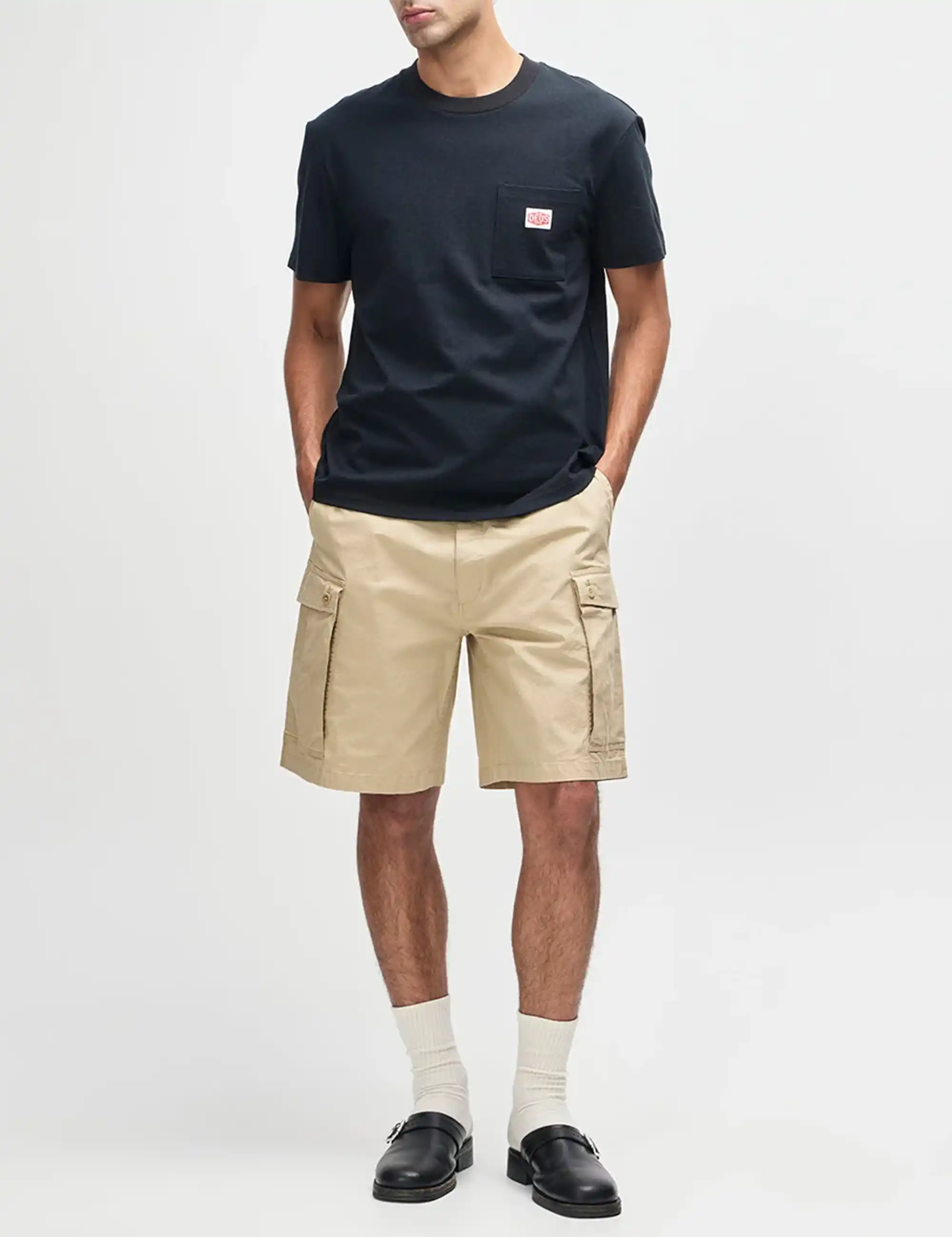 Deus Ex Machina Parts & Service Pocket T-Shirt - Black