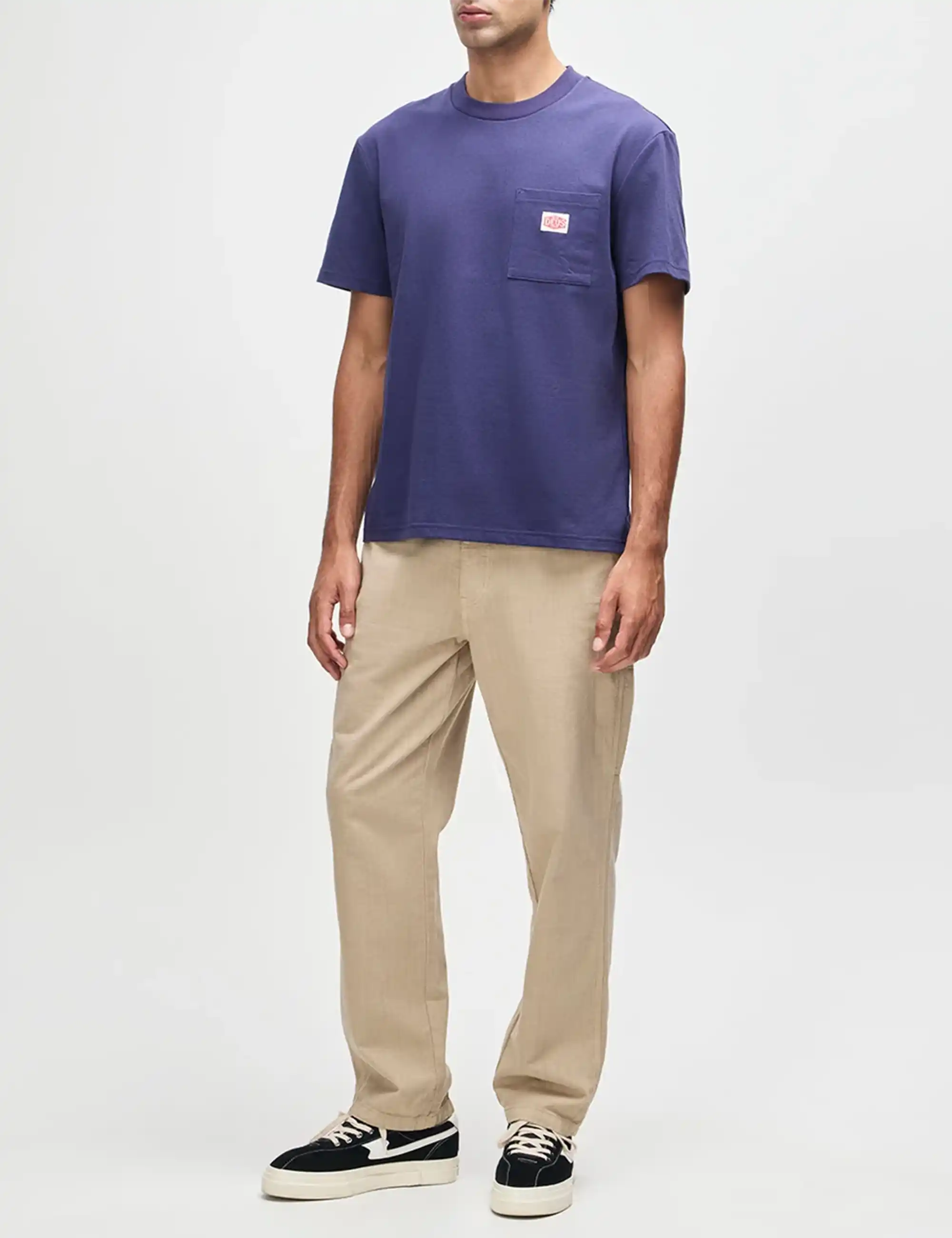 Deus Ex Machina Parts & Service Pocket T-Shirt - French Blue