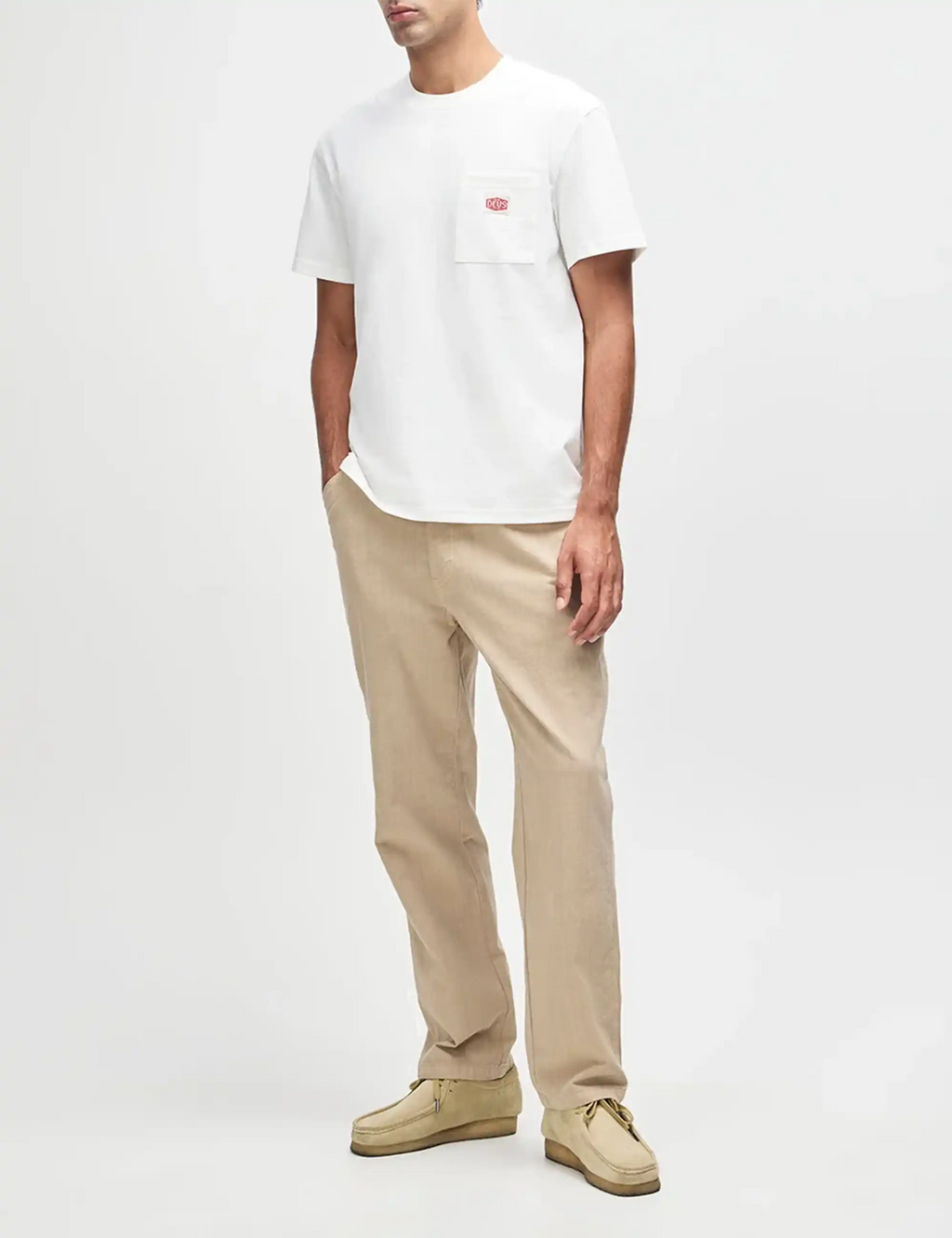Parts & Service Pocket T-Shirt - Vintage White