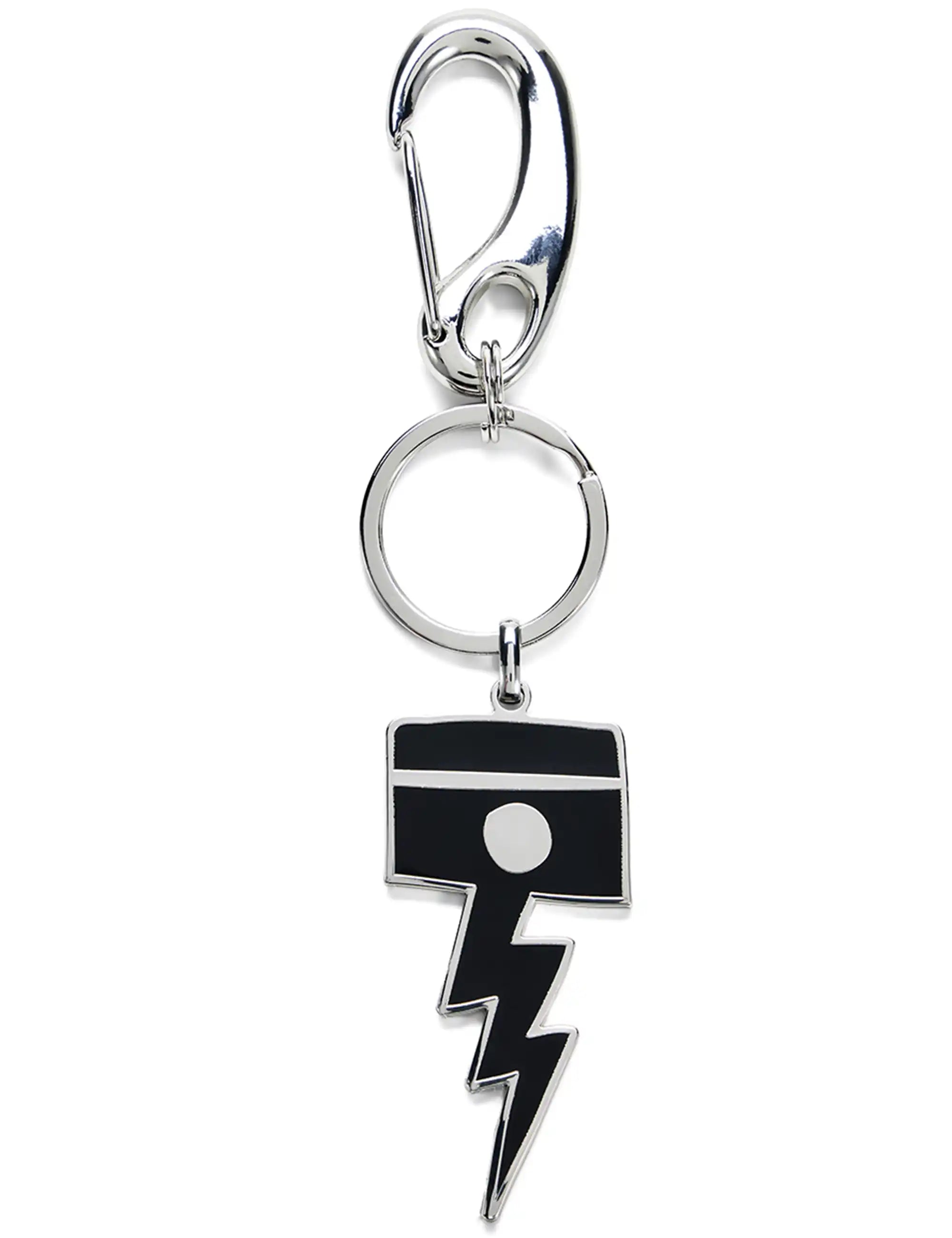 Deus Ex Machina Piston Keyring - Silver