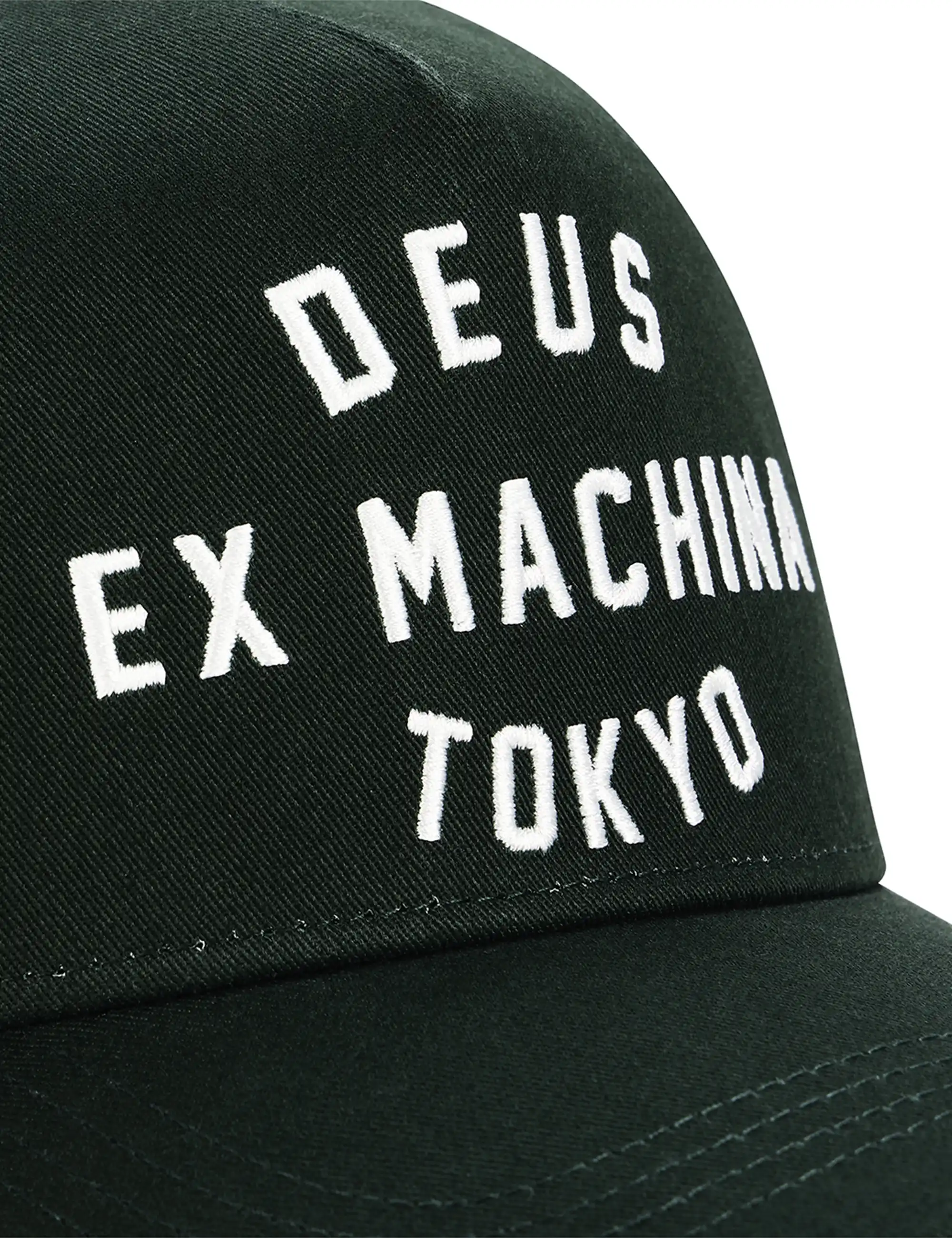 Deus Ex Machina Tokyo Address Trucker Cap - Racing Green
