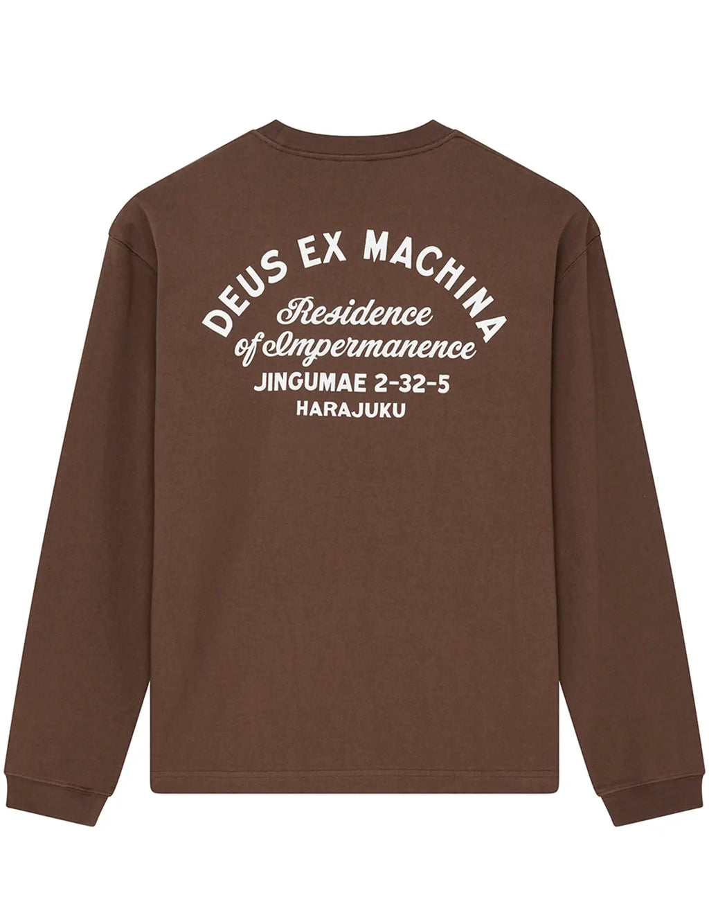 Harajuku Sign LS T-Shirt - Bison Brown