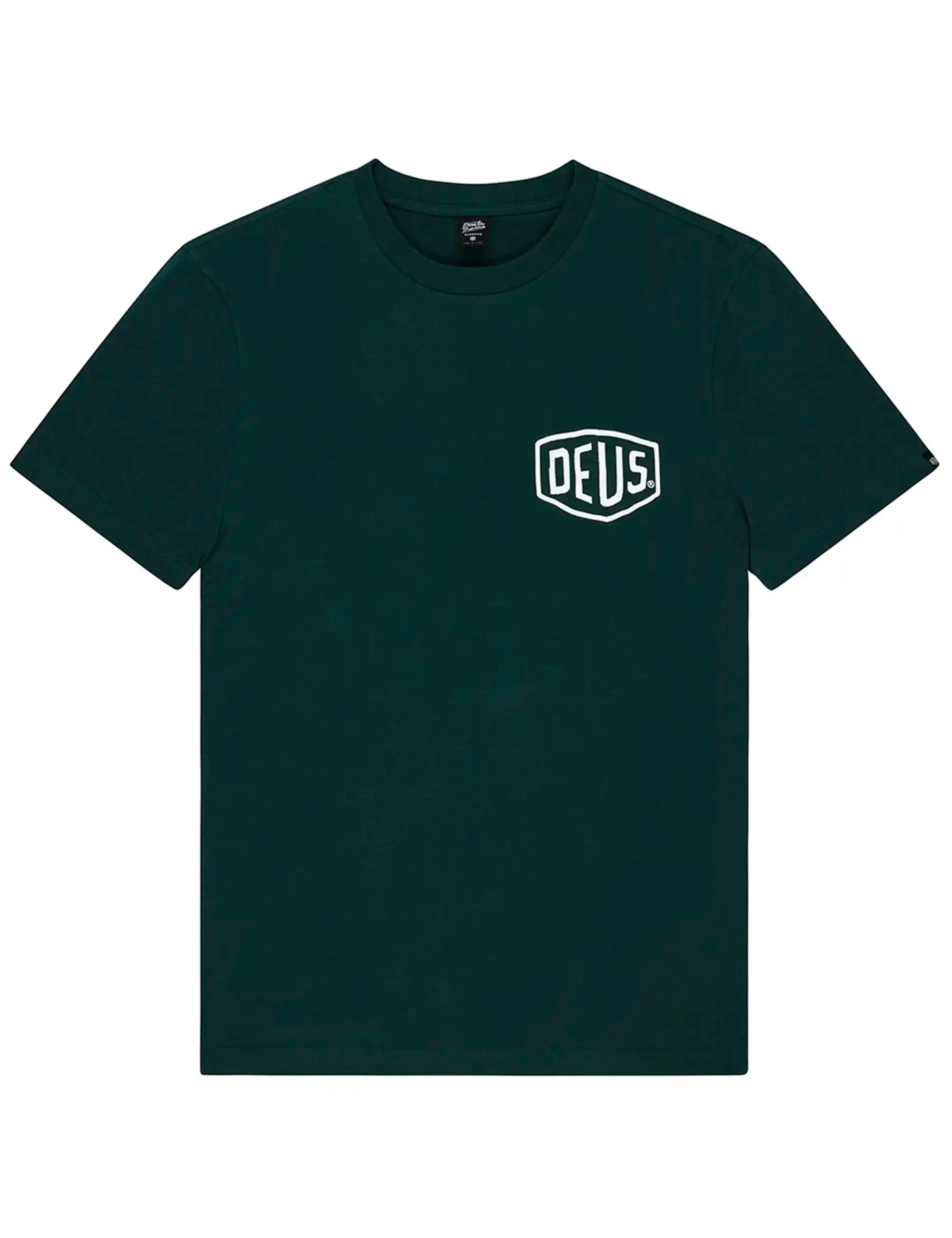 Deus Ex Machina Venice Address T-Shirt - Racing Green
