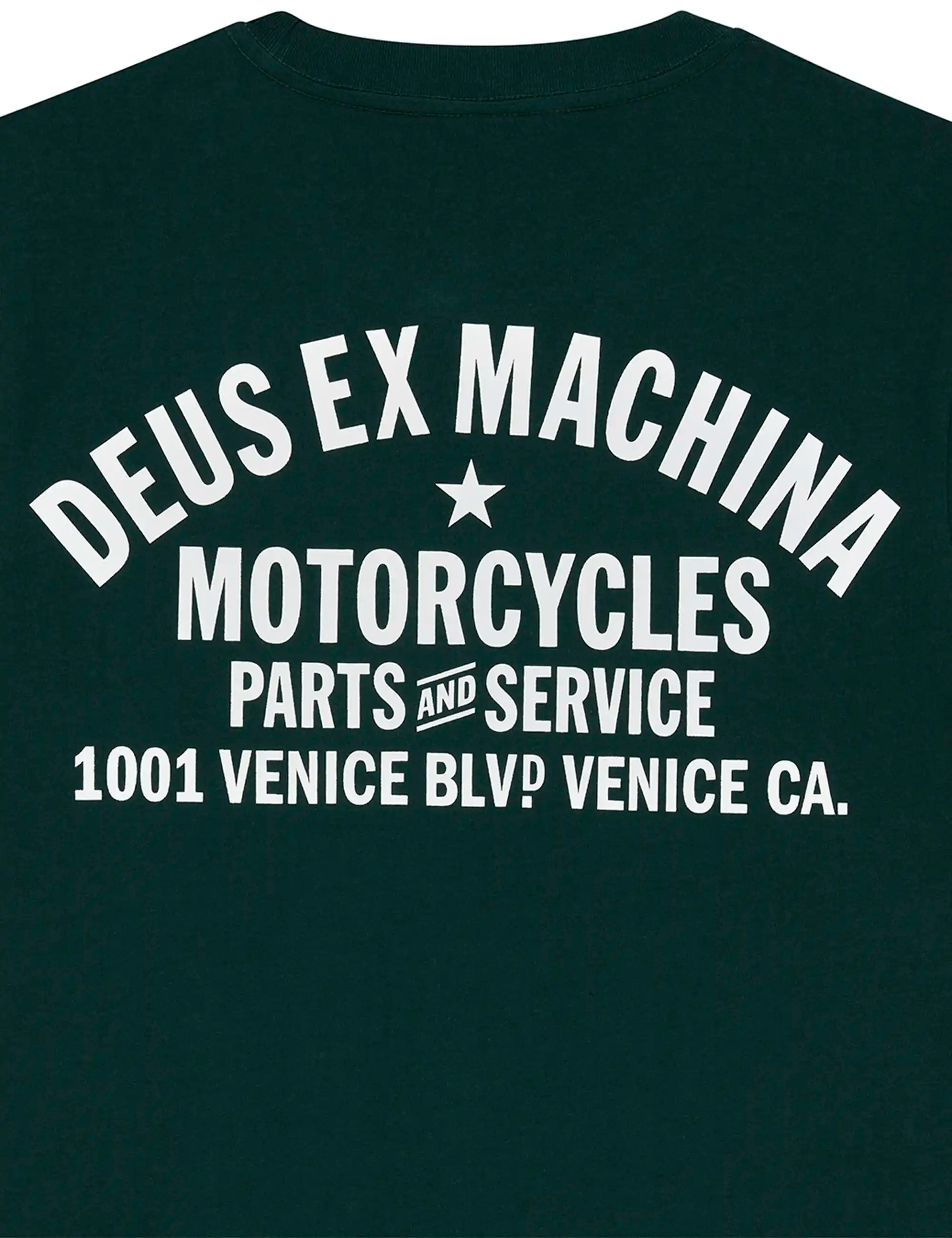 Deus Ex Machina Venice Address T-Shirt - Racing Green