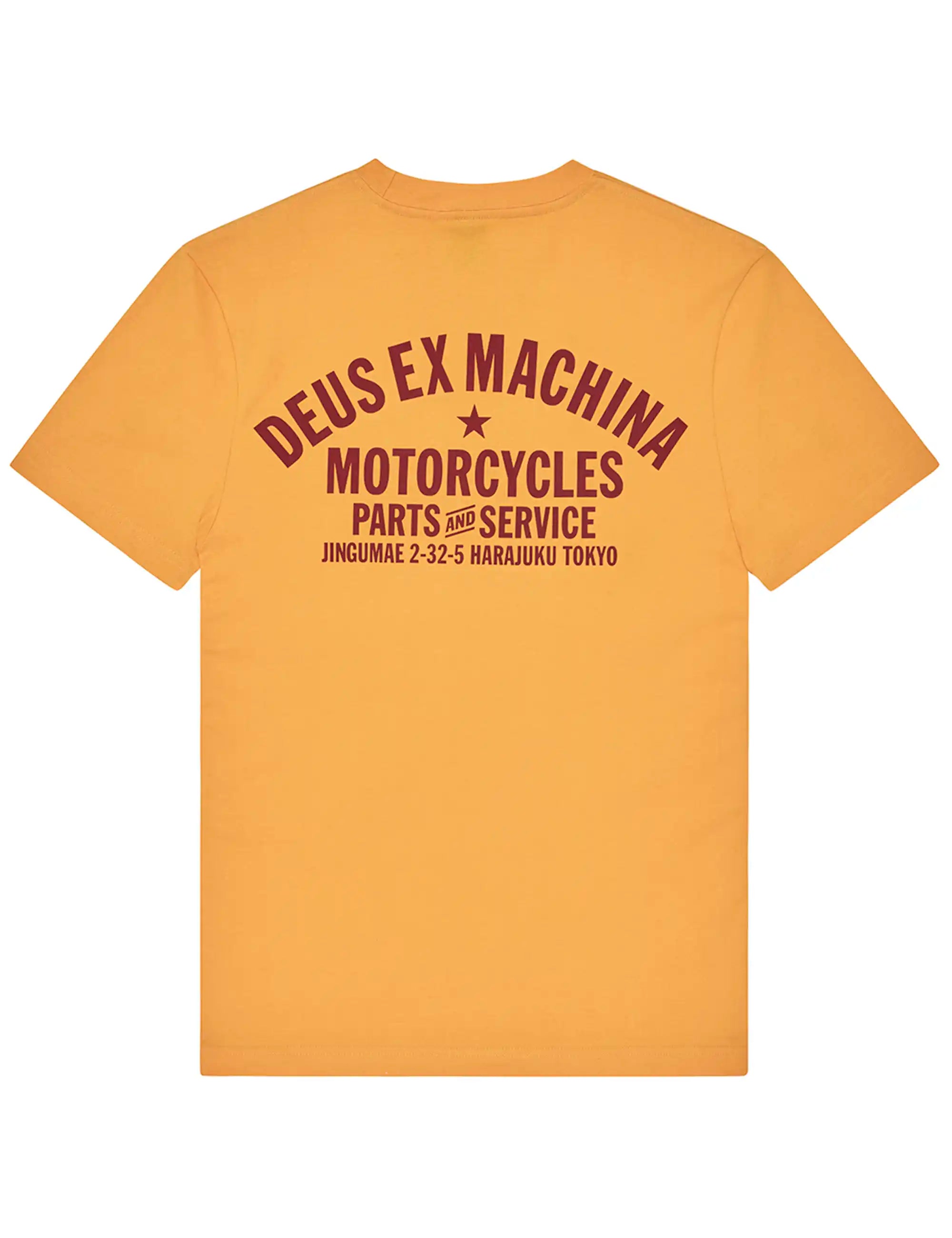 Deus Ex Machina Harajuku Address T-Shirt - Radiant Yellow