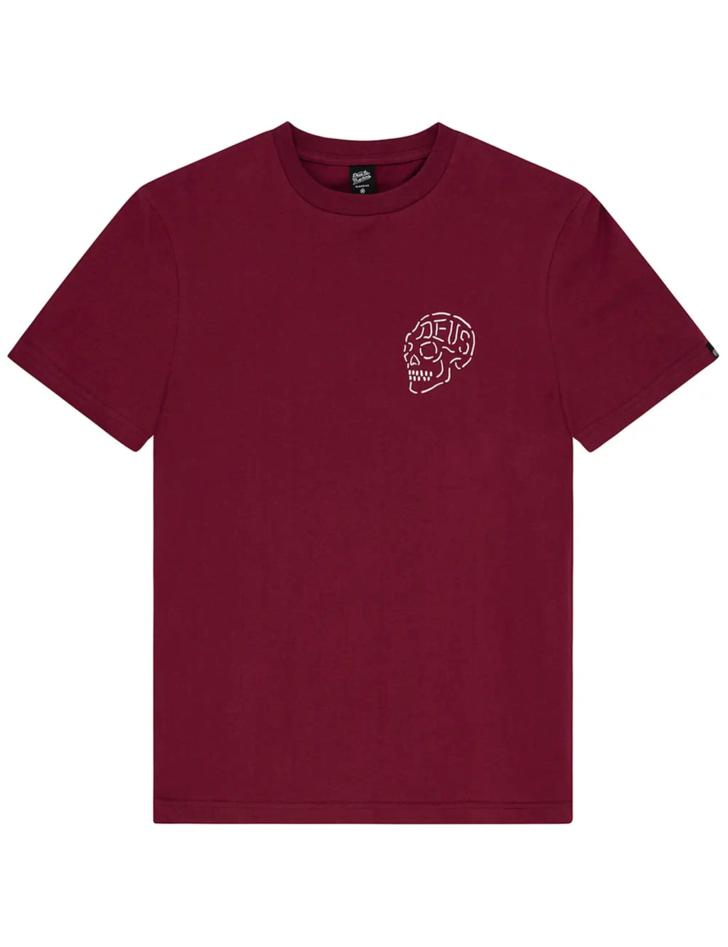 Venice Skull T-Shirt - Burgundy