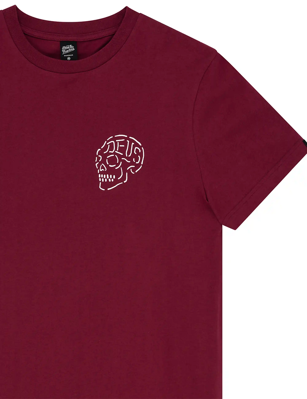Venice Skull T-Shirt - Burgundy