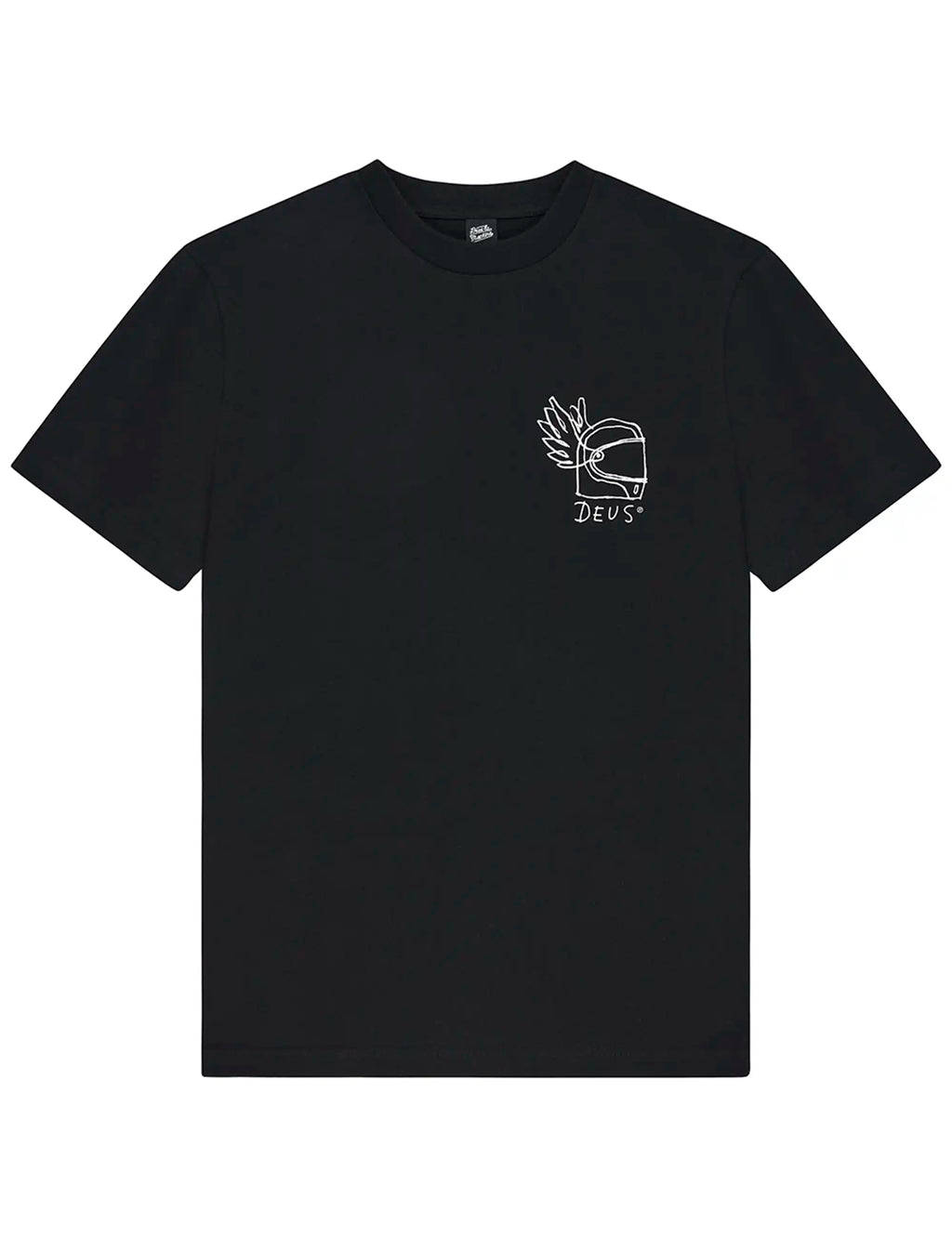Harajuku Helmet T-Shirt - Black