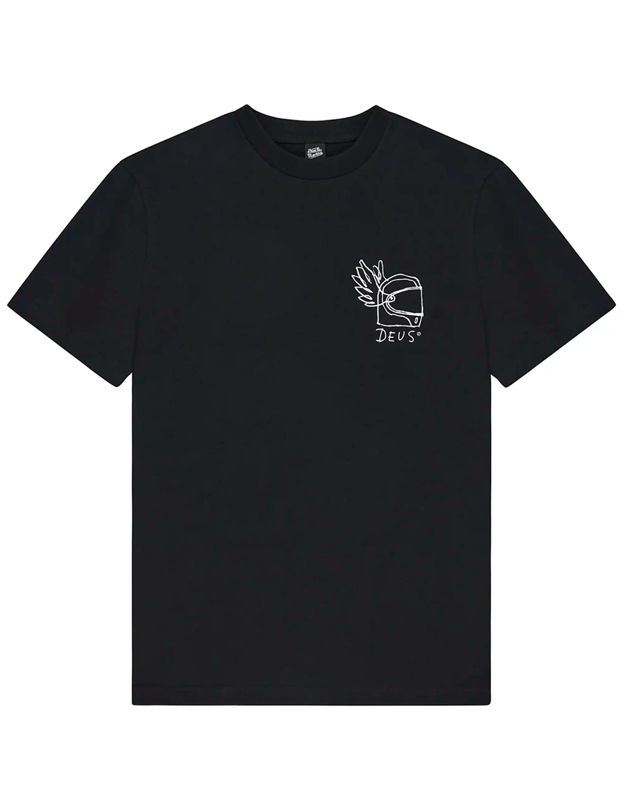 Deus Ex Machina Harajuku Helmet T-Shirt - Black