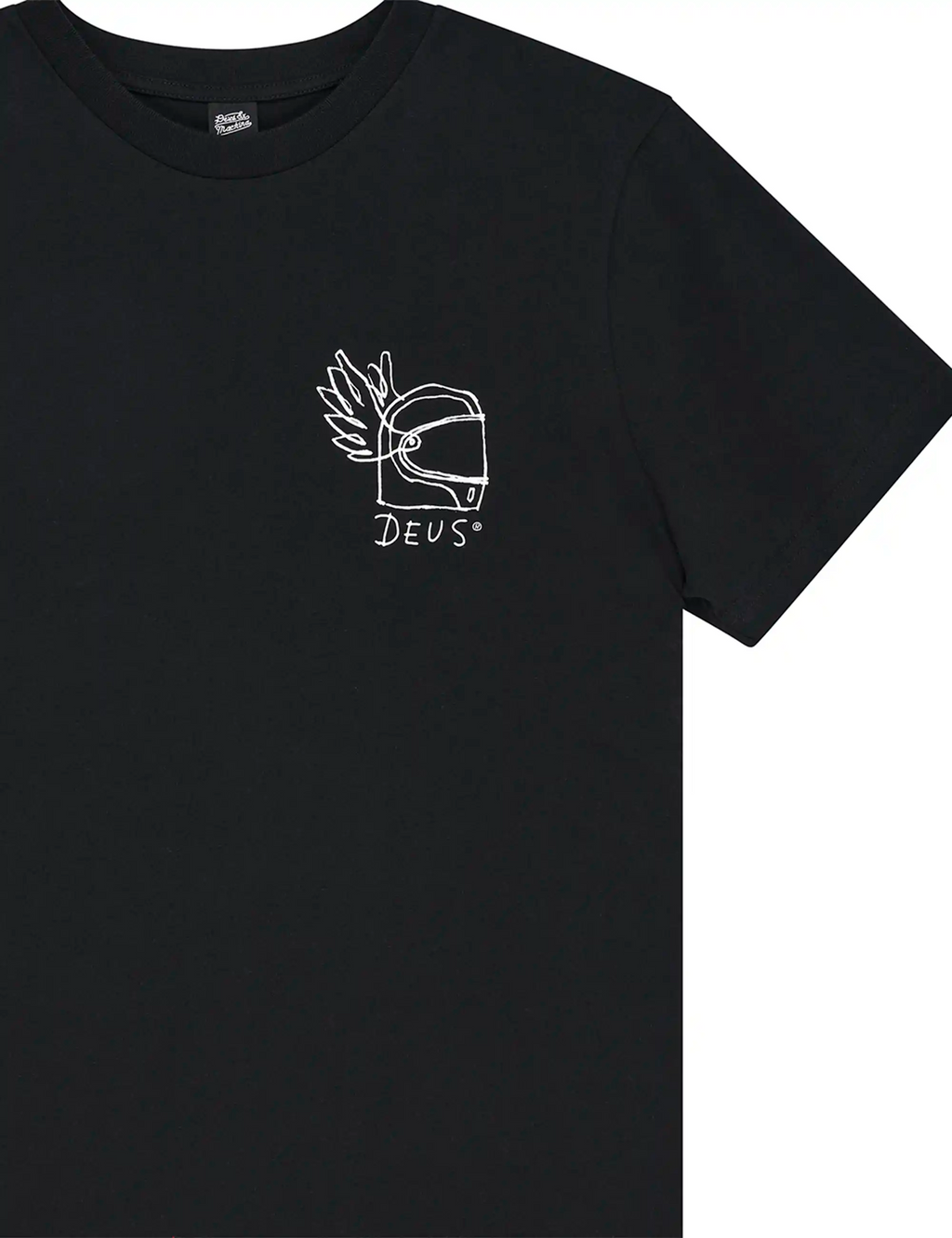 Harajuku Helmet T-Shirt - Black