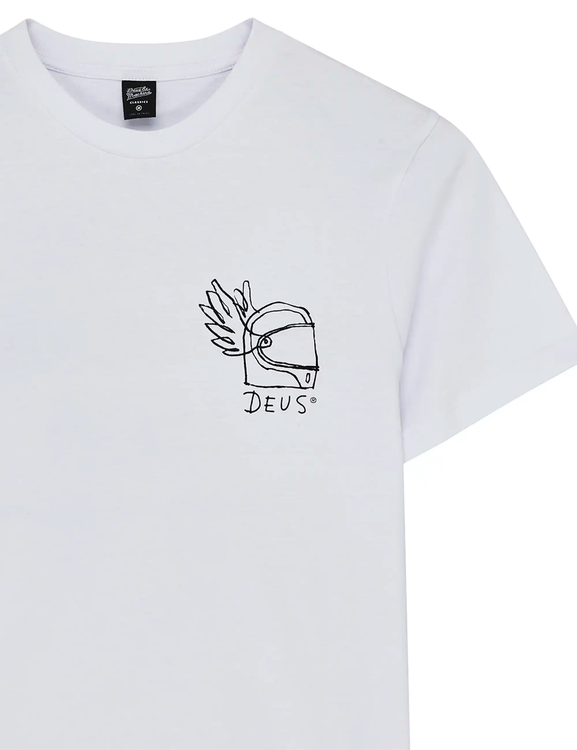 Deus Ex Machina Harajuku Helmet T-Shirt - White