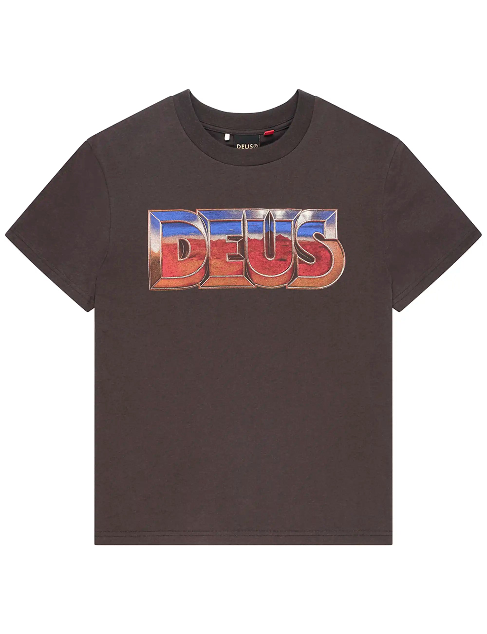 Deus Ex Machina Desert Rambler T-Shirt - Anthracite Grey