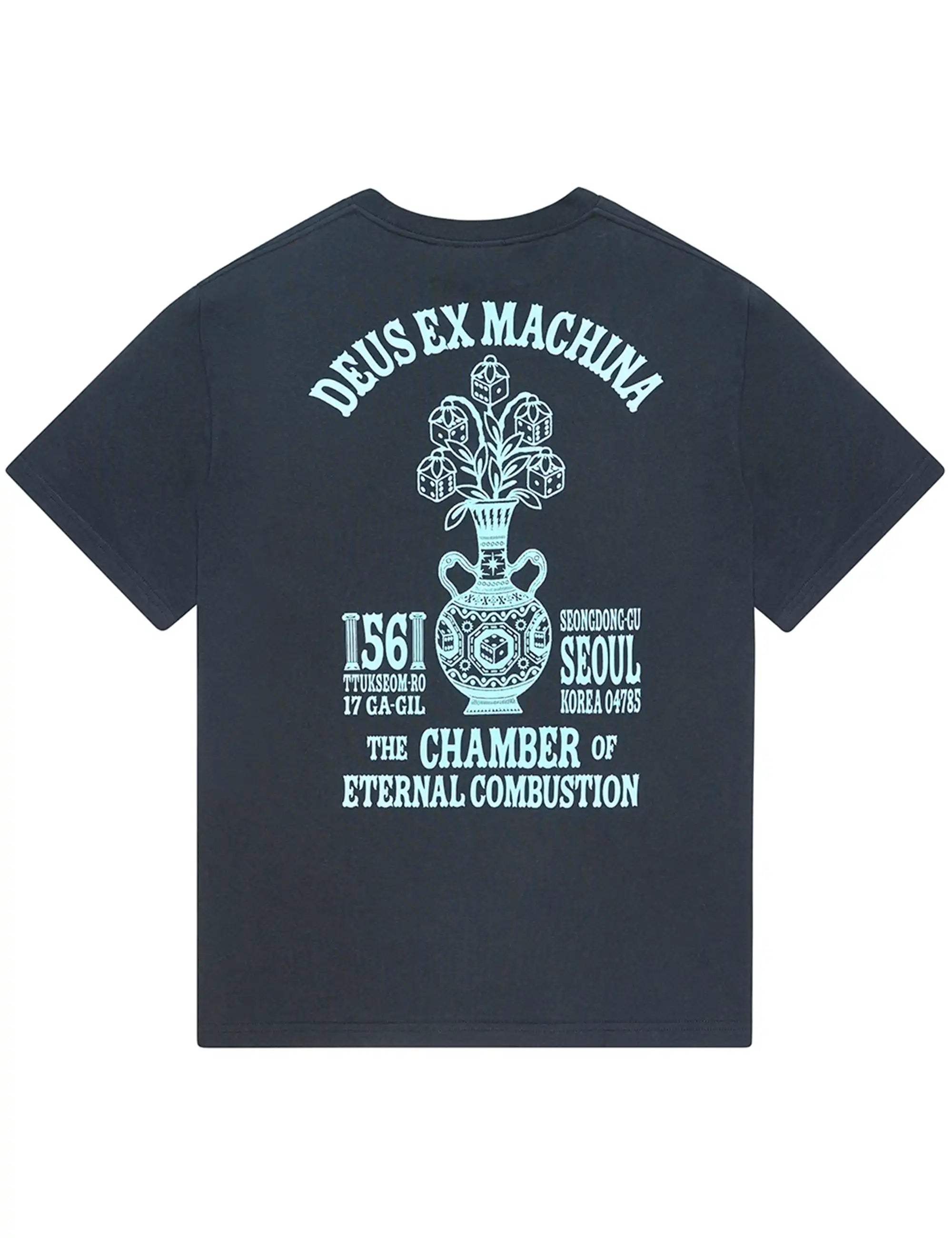Deus Ex Machina Seoul Ceramic T-Shirt - Black